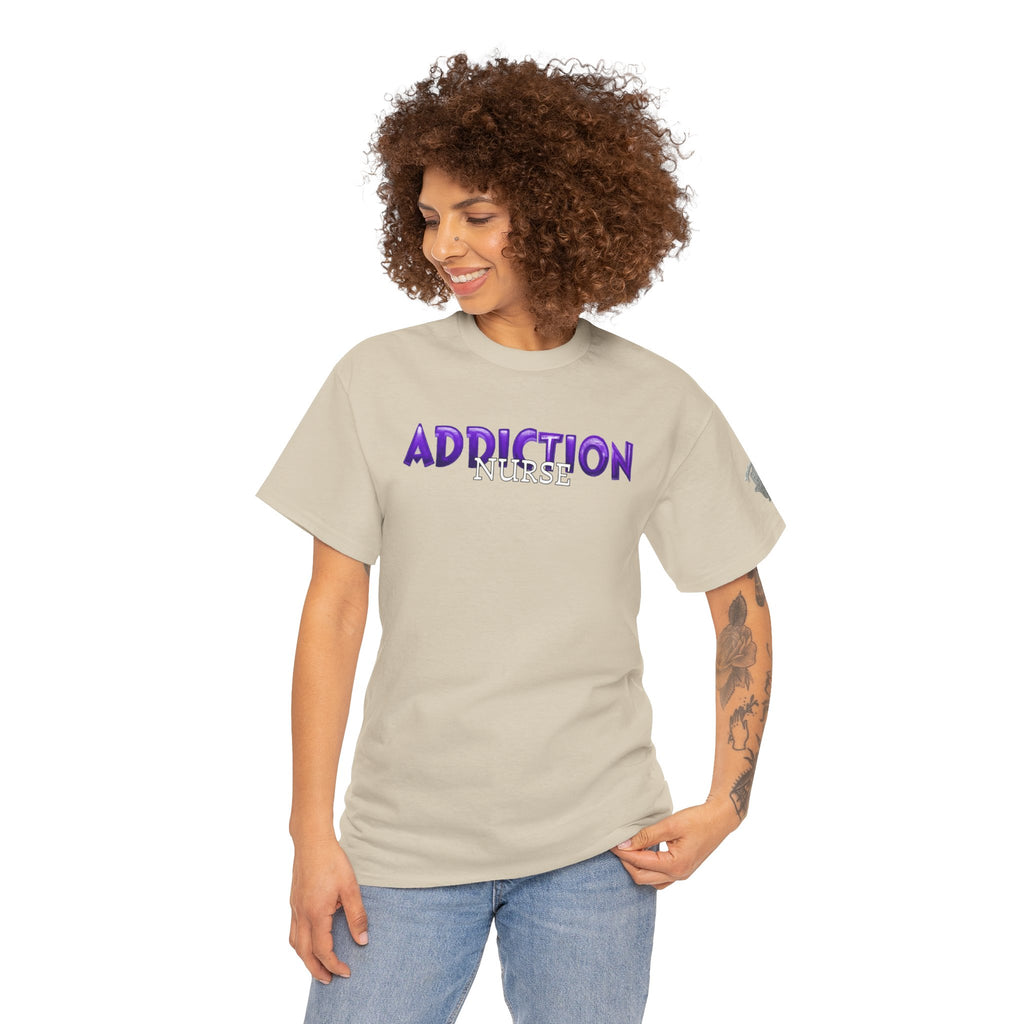 Addiction Nurse Tee  “Progress Not Perfection” Recovery Shirt