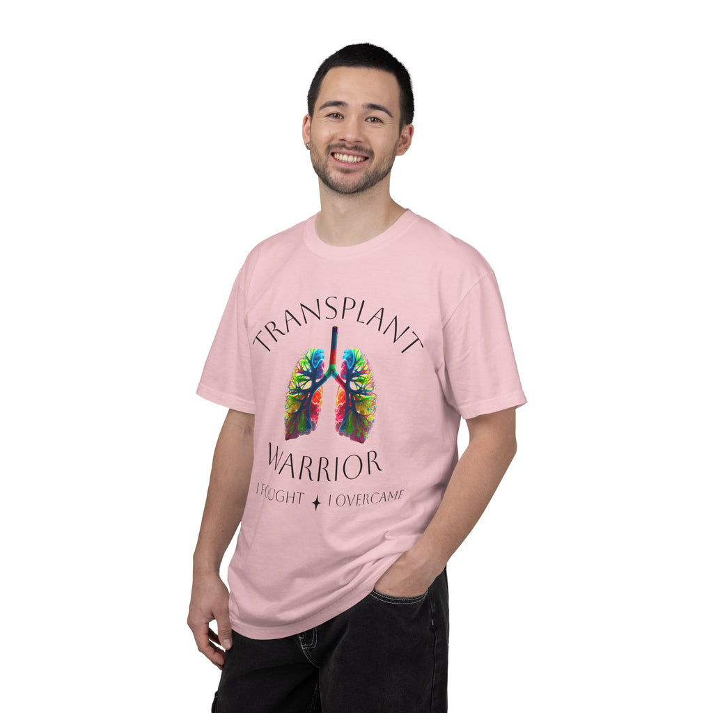 Transplant Warrior T-Shirt — Colorful Lungs Organ Donation Awareness Tee