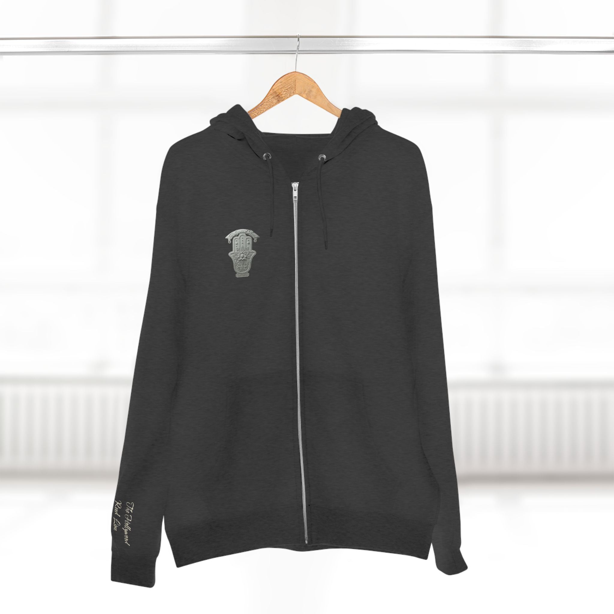 Renewed Ambition Zip Hoodie — Inspirational Script Back Design