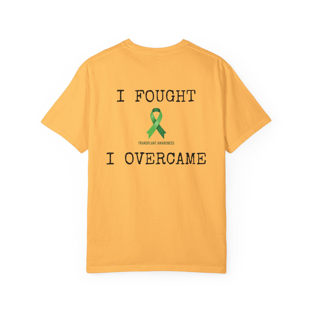 I Fought I Overcame T‑Shirt — Awareness Ribbon Tee