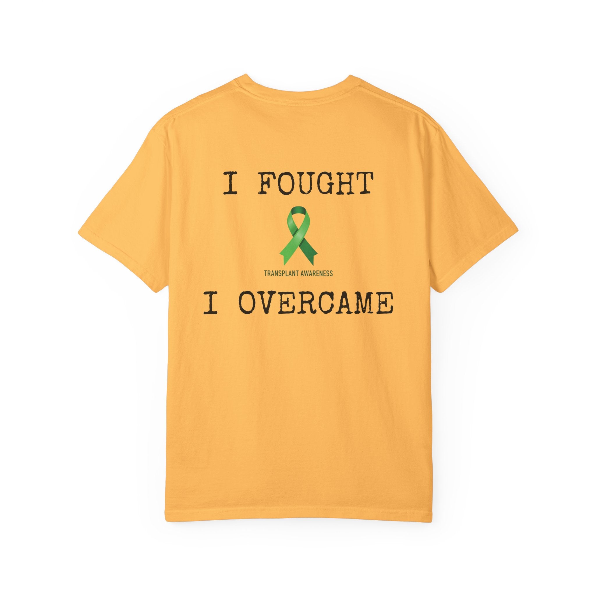 I Fought I Overcame T‑Shirt — Awareness Ribbon Tee