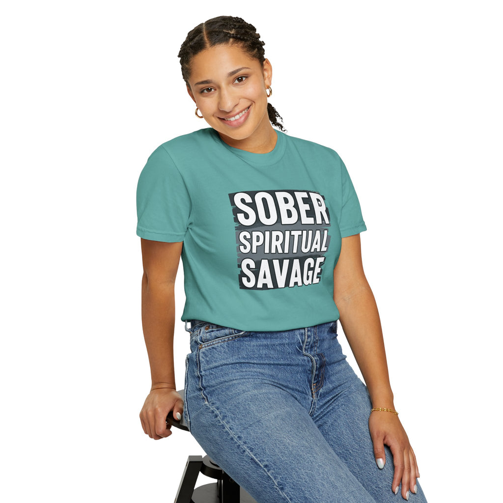Sober Spiritual Savage T-Shirt
