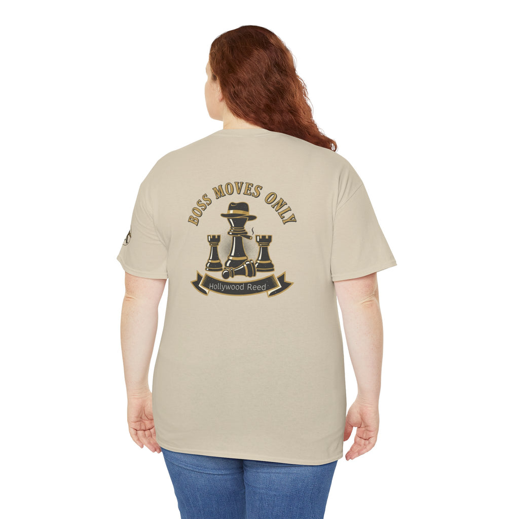 Boss Moves Only Tee — 'Boss Moves Only' Graphic Short-Sleeve T-Shirt for Players & Fans