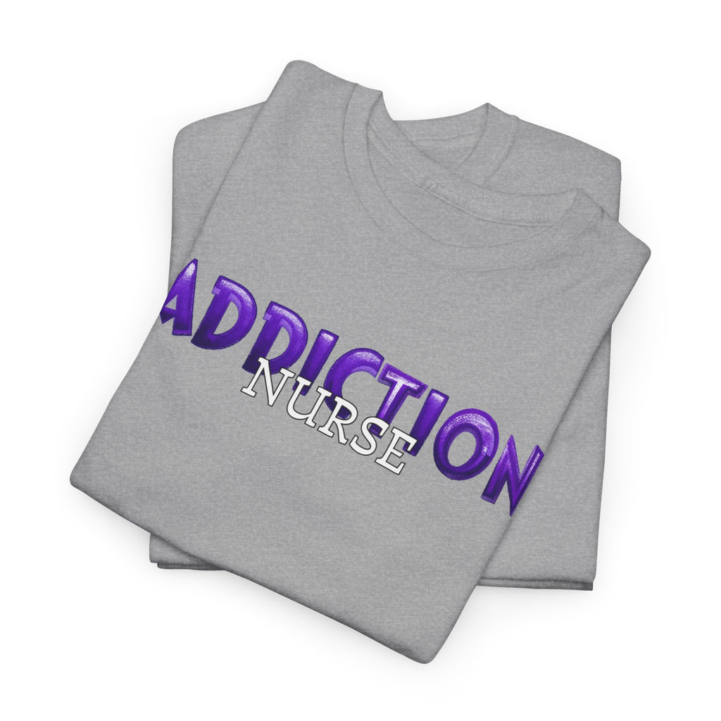 Addiction Nurse Tee  “Progress Not Perfection” Recovery Shirt