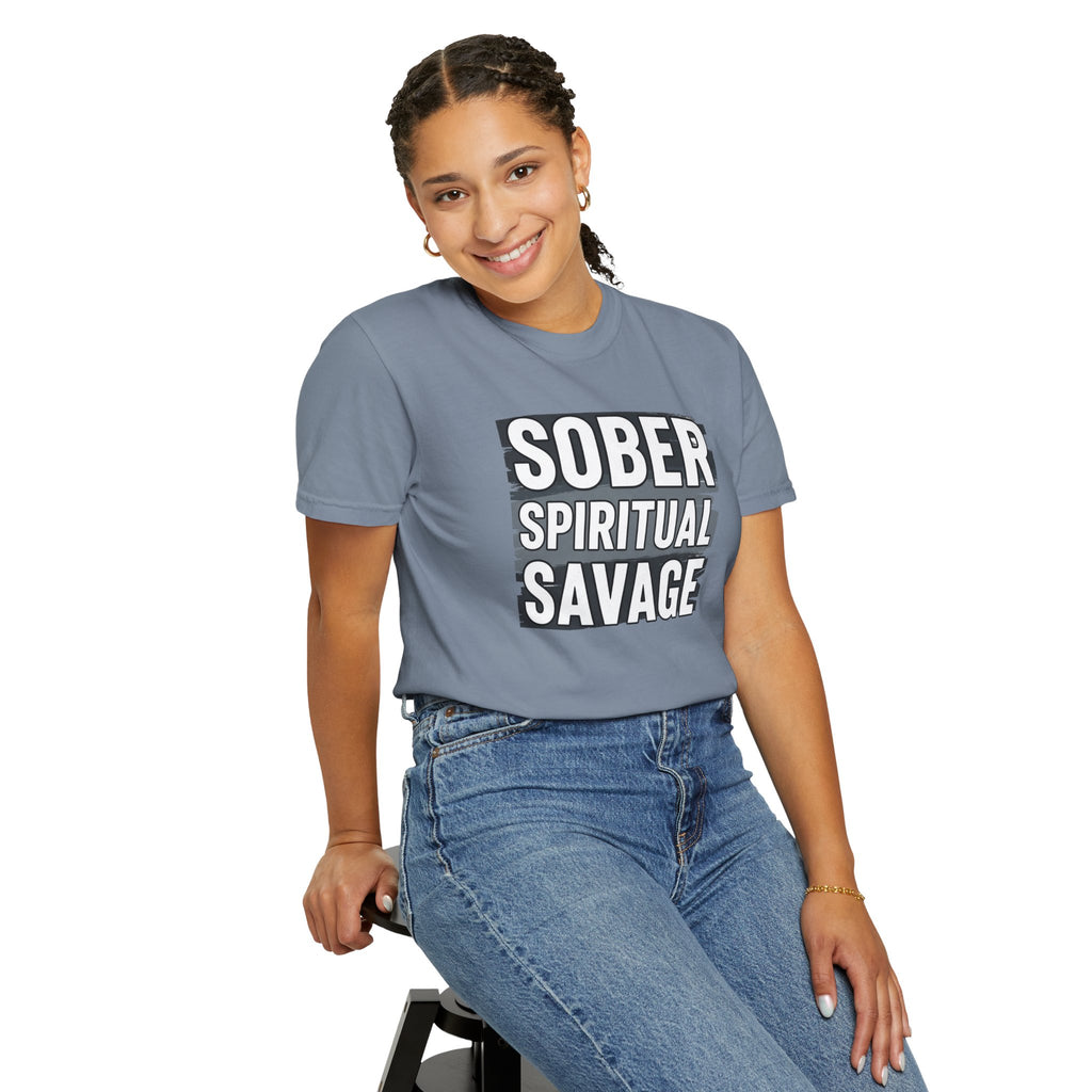Sober Spiritual Savage T-Shirt