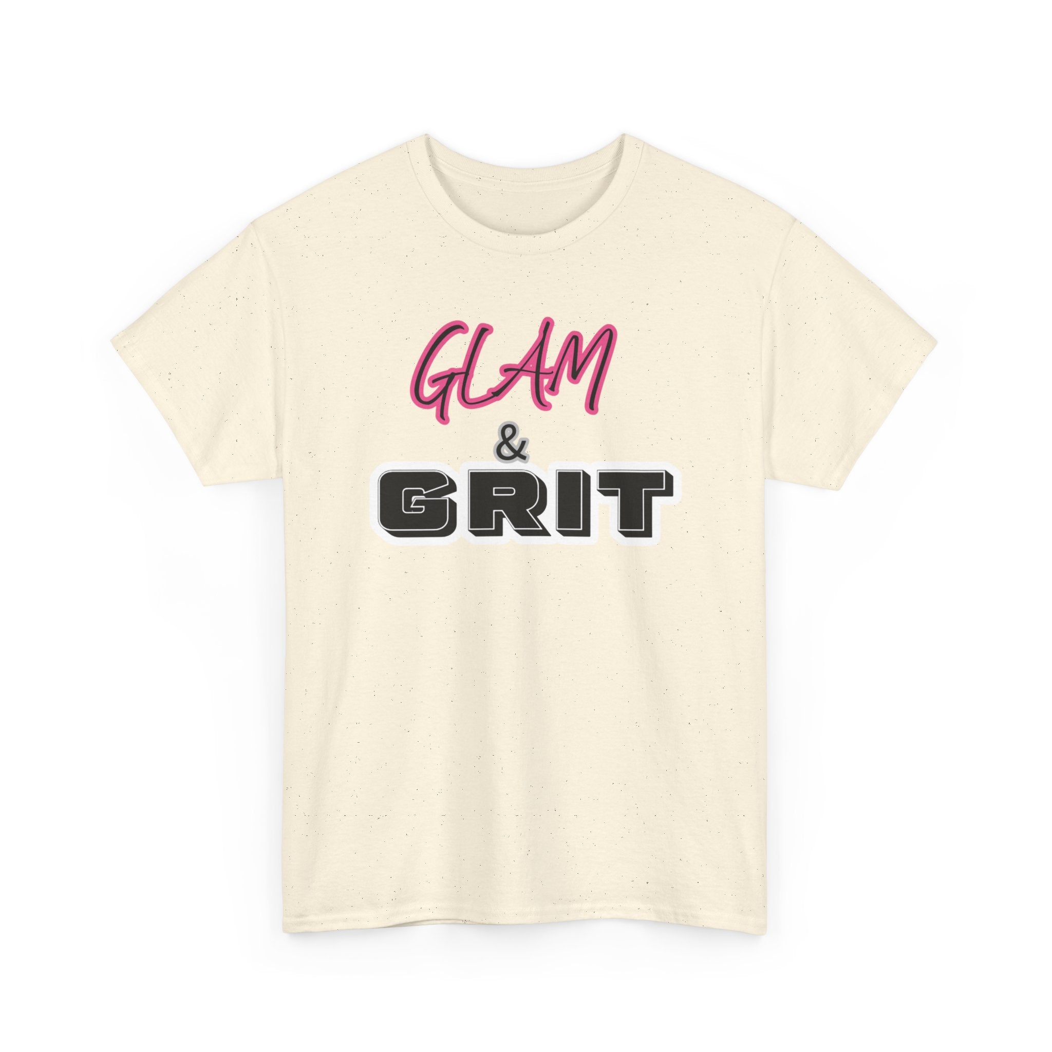 Glam & Grit Tee — Feminine Bold Graphic Shirt