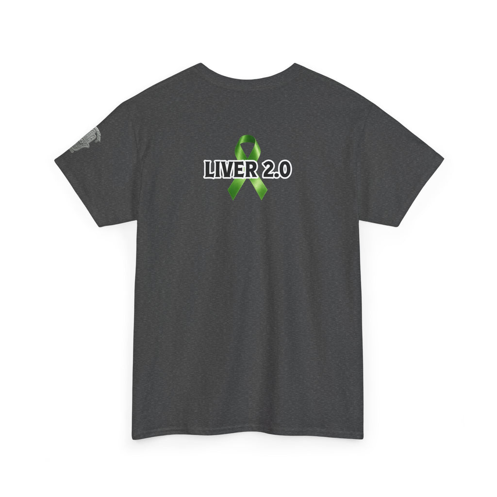 Liver 2.0 Tee — 'Upgraded Version' Green Awareness Ribbon Shirt