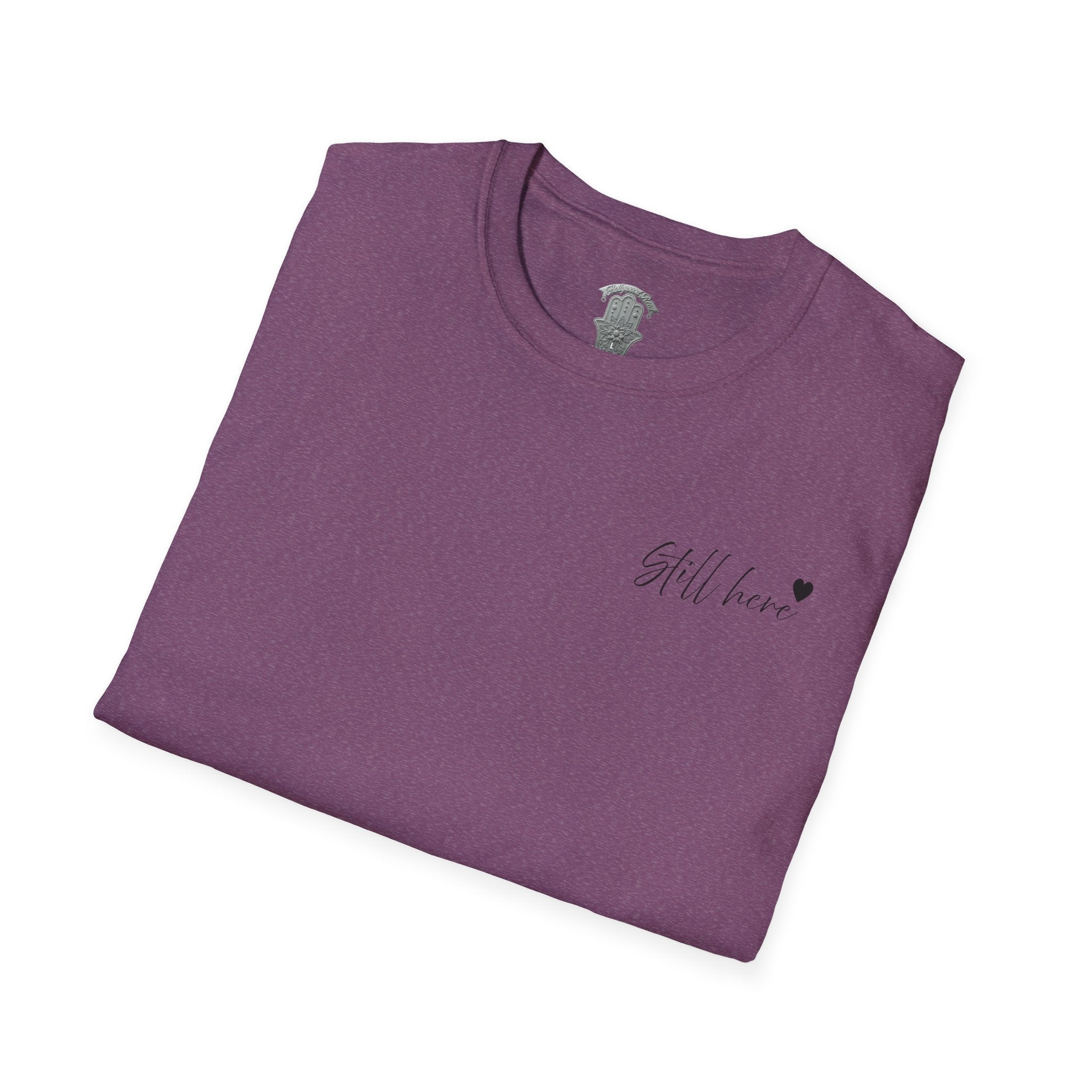 Still Here Tee - Inspiration Recovery T Shirt from Recovery Cartel