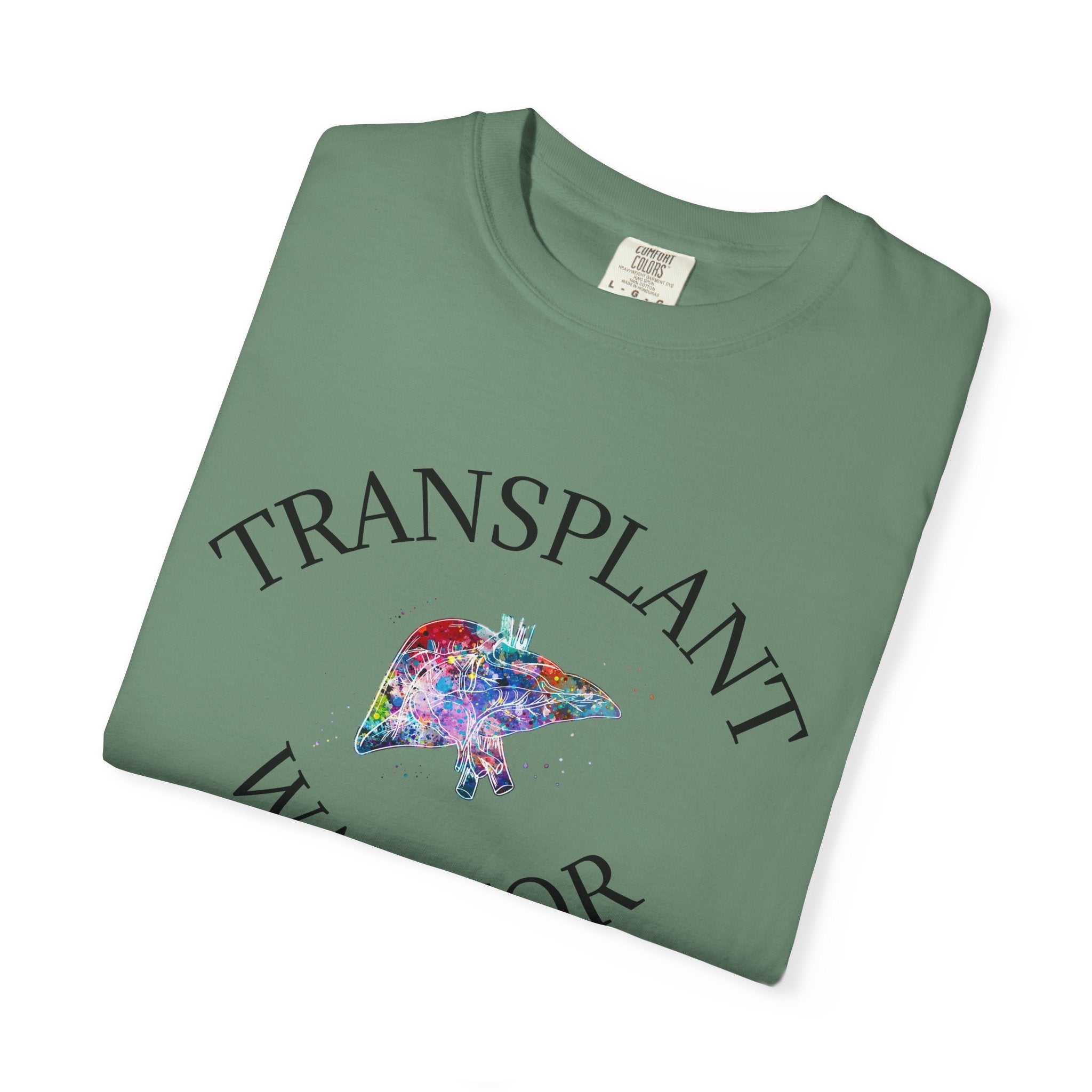 Liver Transplant Warrior T-Shirt — I Fought & I Overcame Liver Transplant Survivor Tee