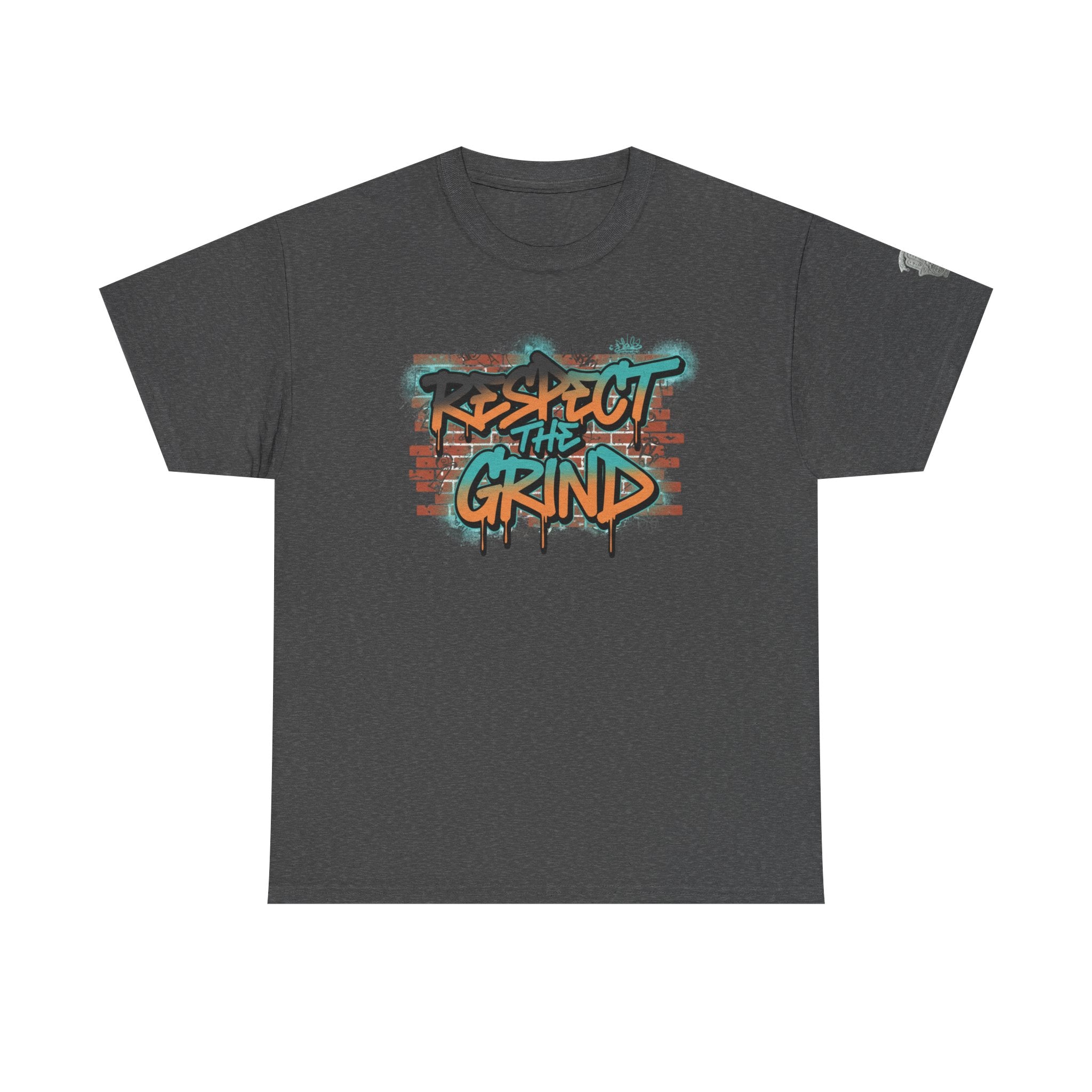 Respect the Grind Graffiti Tee — Urban Motivational Streetwear T‑Shirt