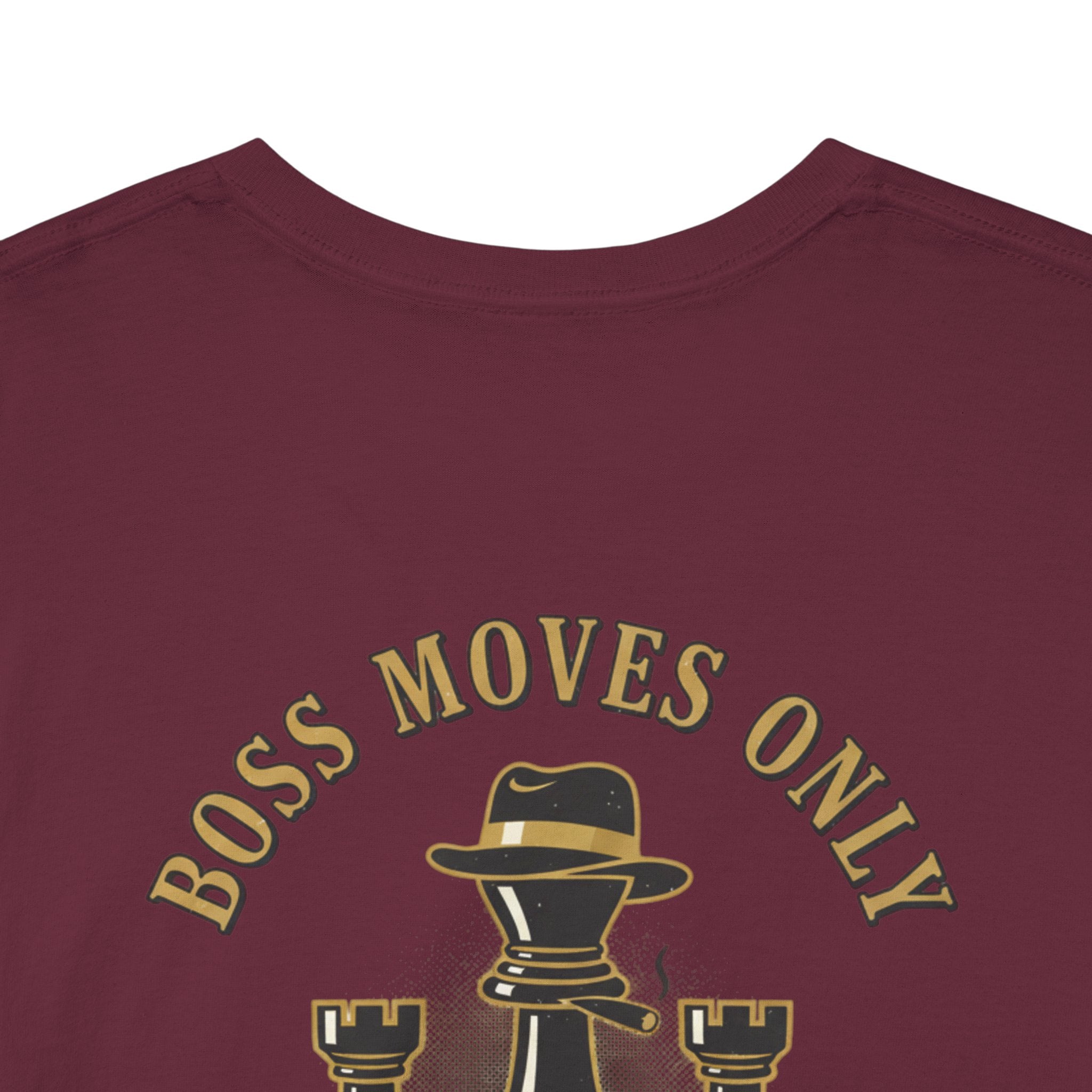 Boss Moves Only Tee — 'Boss Moves Only' Graphic Short-Sleeve T-Shirt for Players & Fans