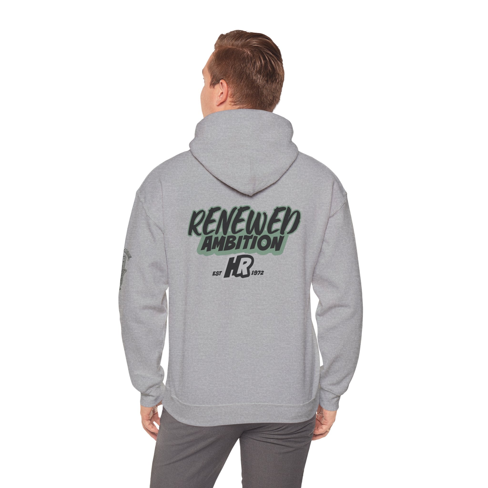 Renewed Ambition HR Hoodie — Sparkle Logo Streetwear Pullover