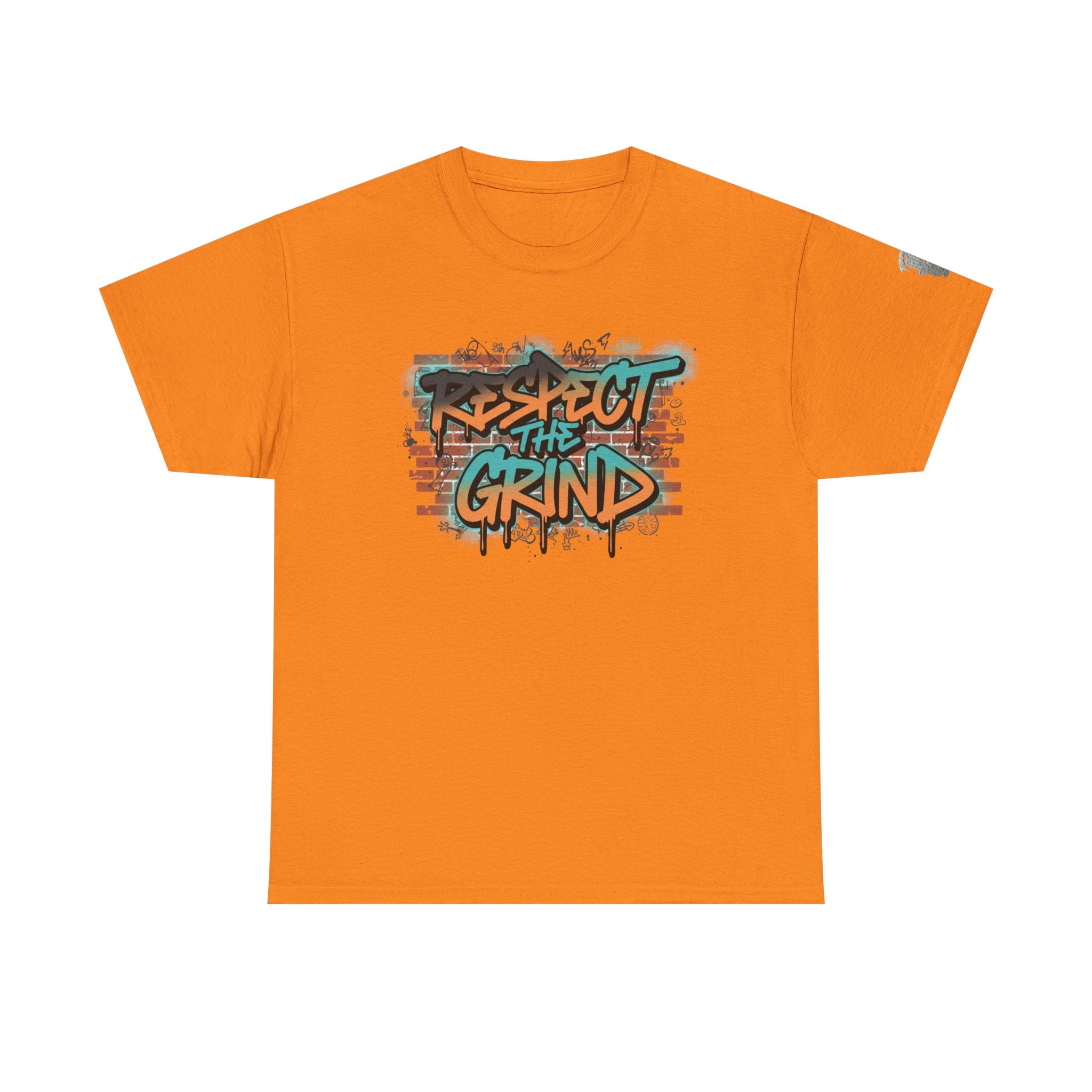 Respect the Grind Graffiti Tee — Urban Motivational Streetwear T‑Shirt