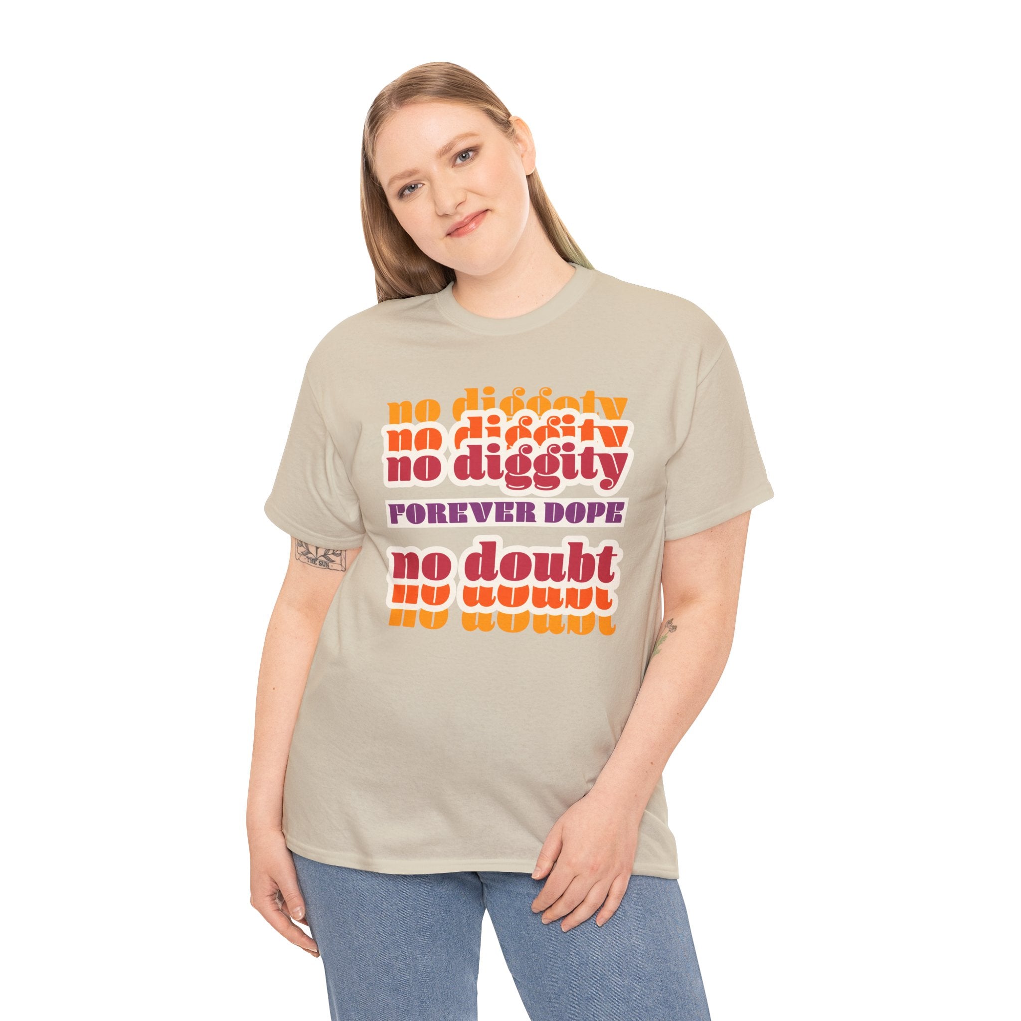 No Diggity No Doubt Tee — Retro 'Forever Dope' Graphic T-Shirt