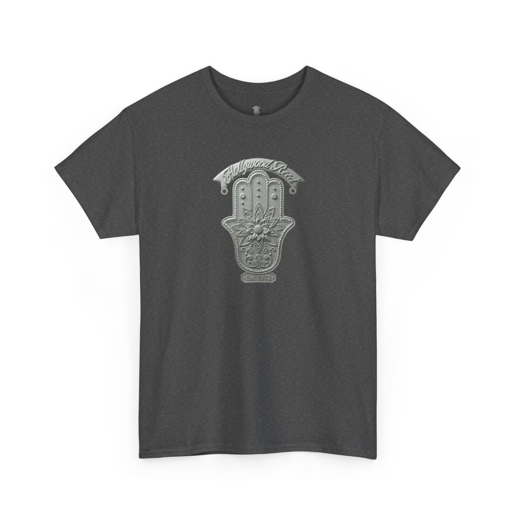 The Hollywood Reed Logo Hamsa Hand Tee — Protective Amulet Graphic T‑Shirt
