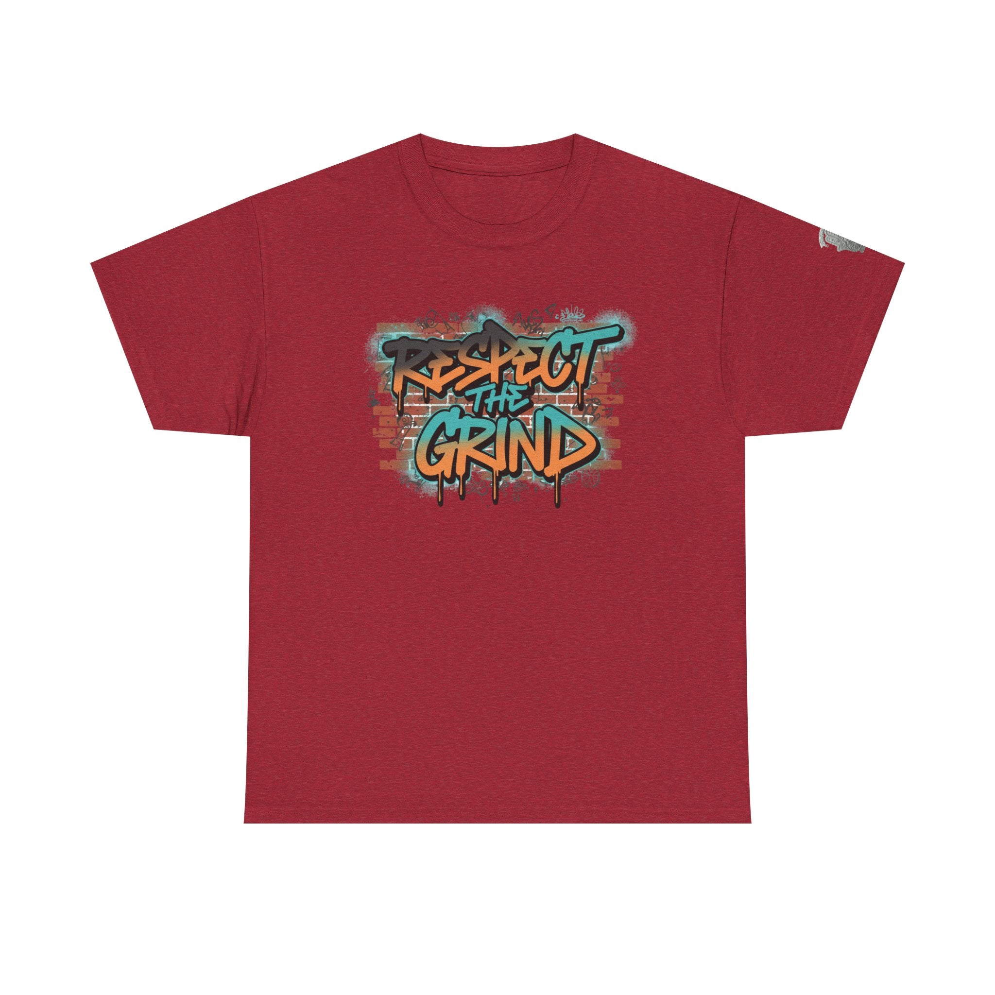 Respect the Grind Graffiti Tee — Urban Motivational Streetwear T‑Shirt