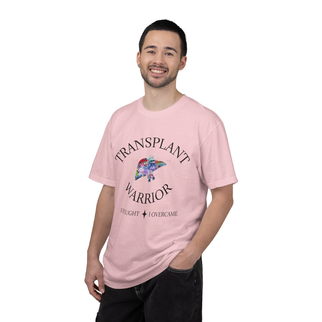 Liver Transplant Warrior T-Shirt — I Fought & I Overcame Liver Transplant Survivor Tee