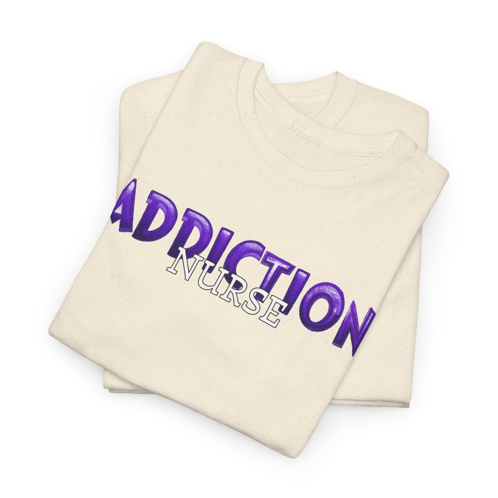 Addiction Nurse Tee  “Progress Not Perfection” Recovery Shirt