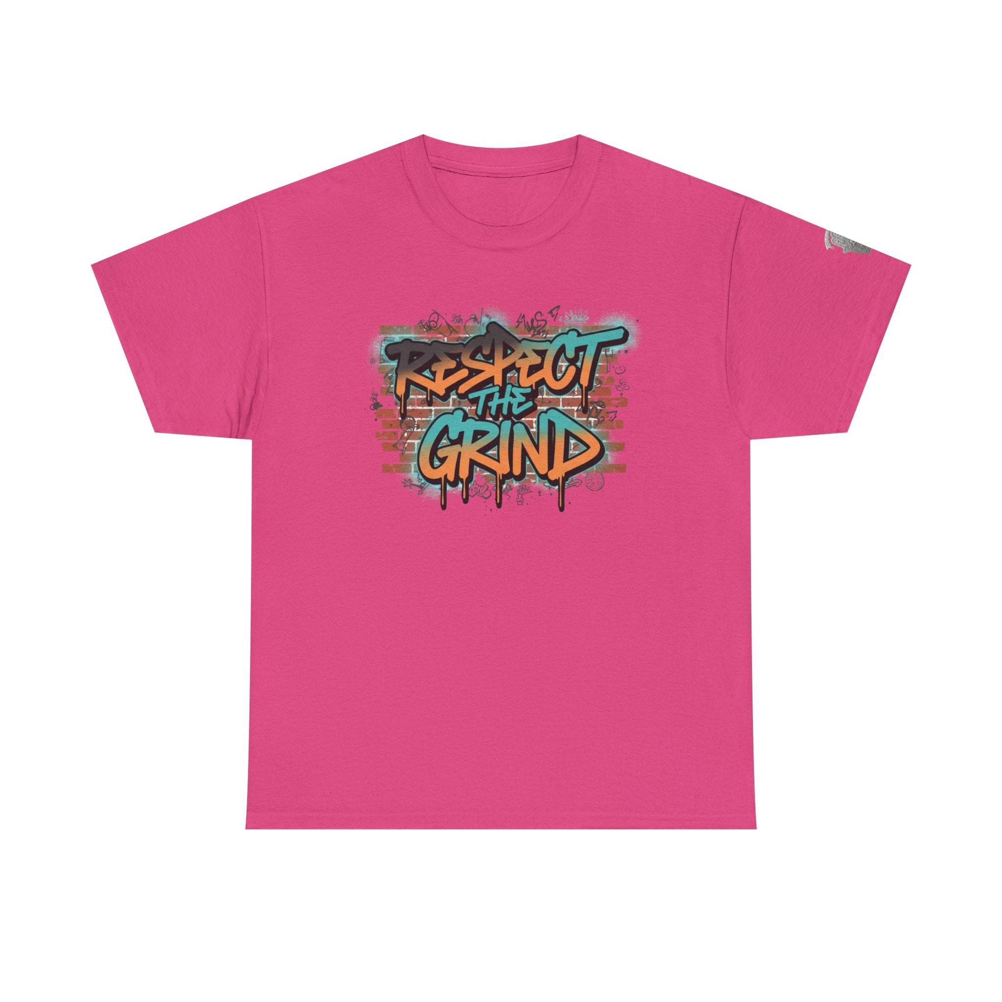 Respect the Grind Graffiti Tee — Urban Motivational Streetwear T‑Shirt