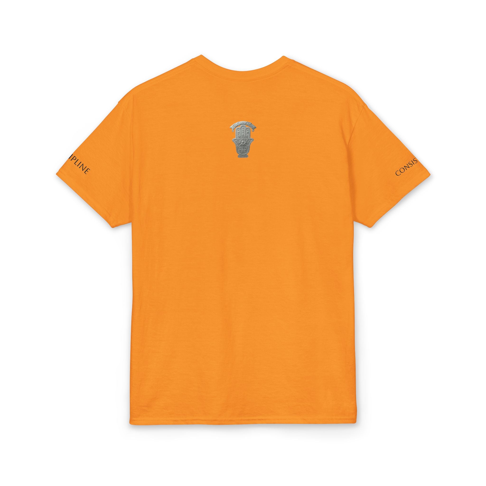 LOCK THE FUCK IN Graphic T‑Shirt — Bold Pink Logo Circle Design