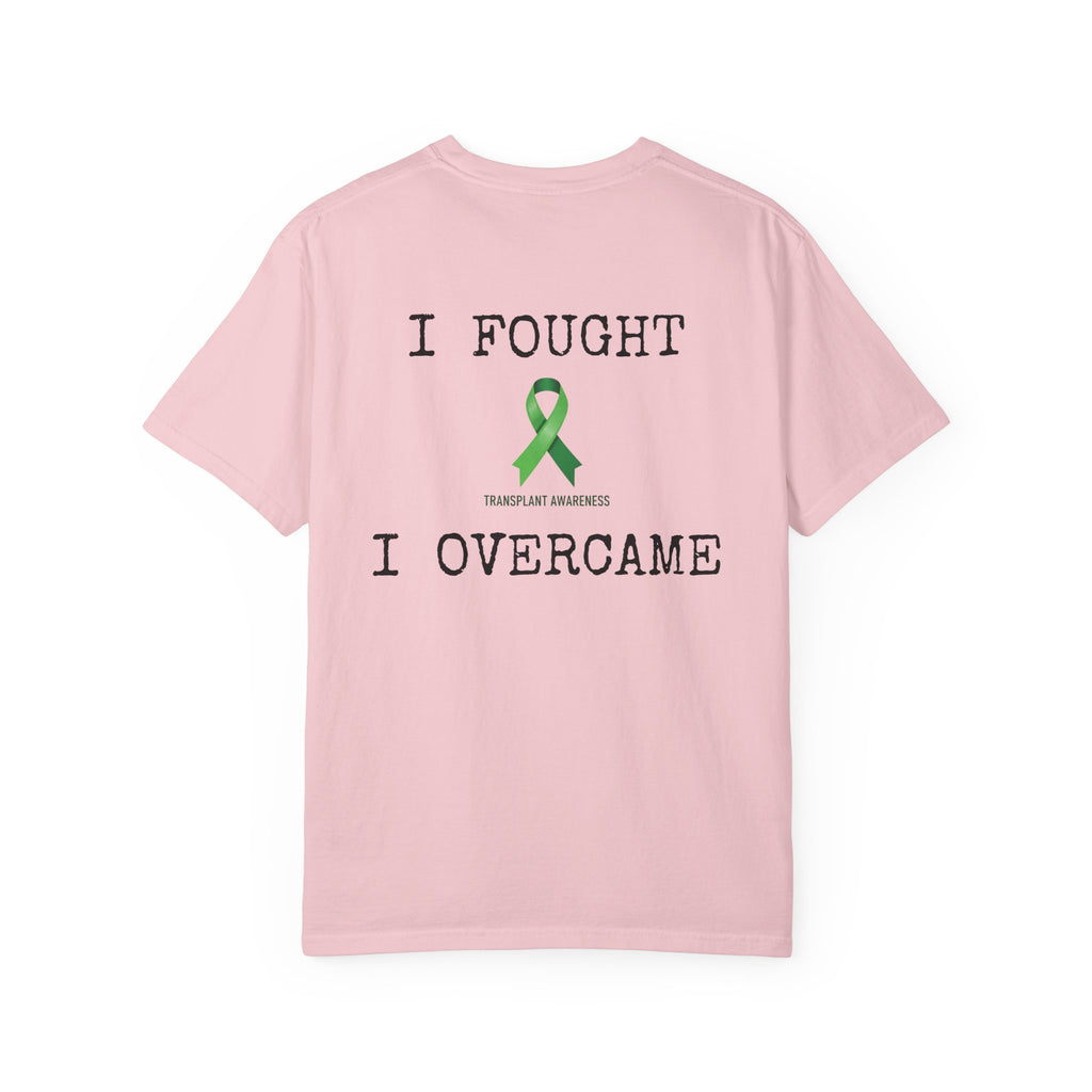 I Fought I Overcame T‑Shirt — Awareness Ribbon Tee