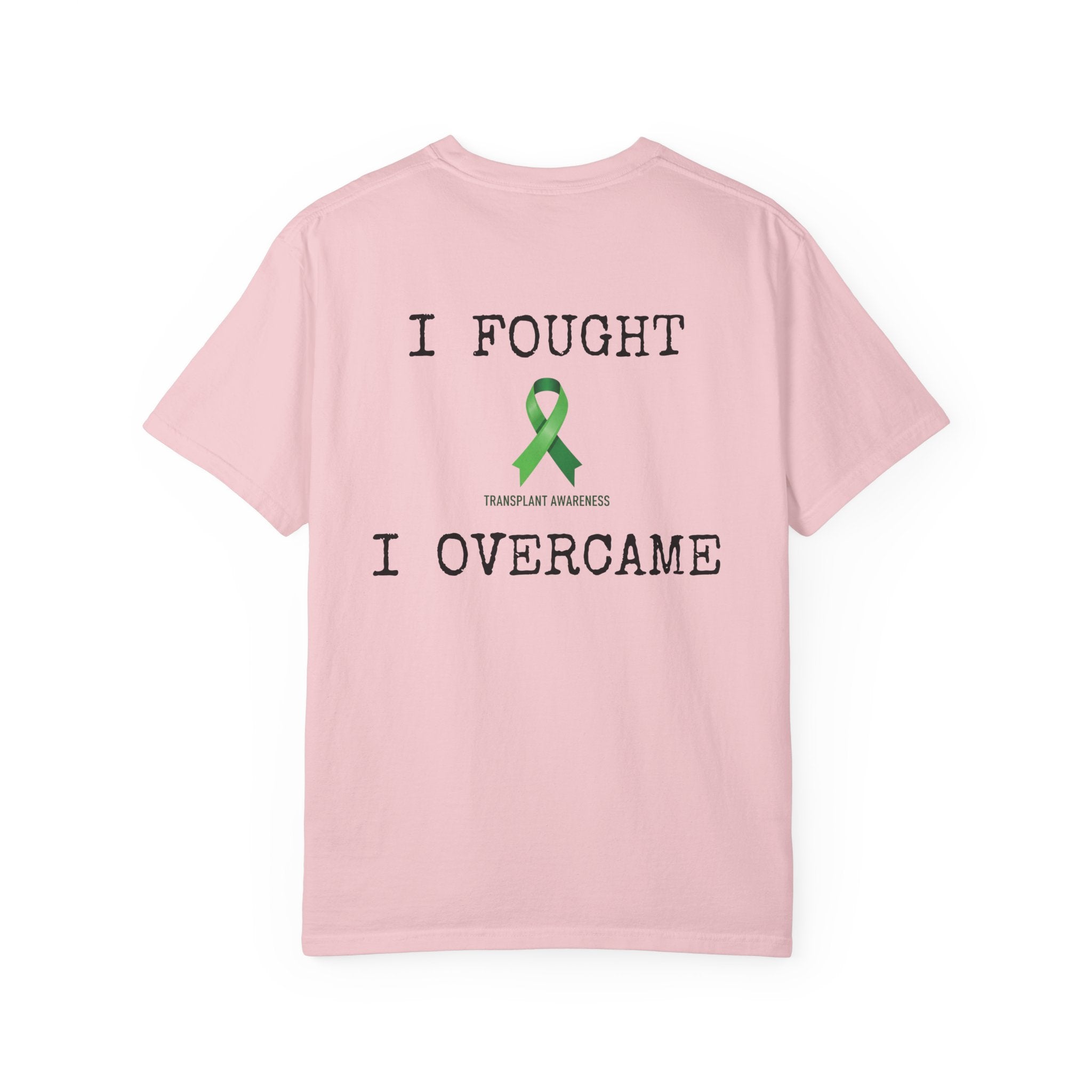 I Fought I Overcame T‑Shirt — Awareness Ribbon Tee