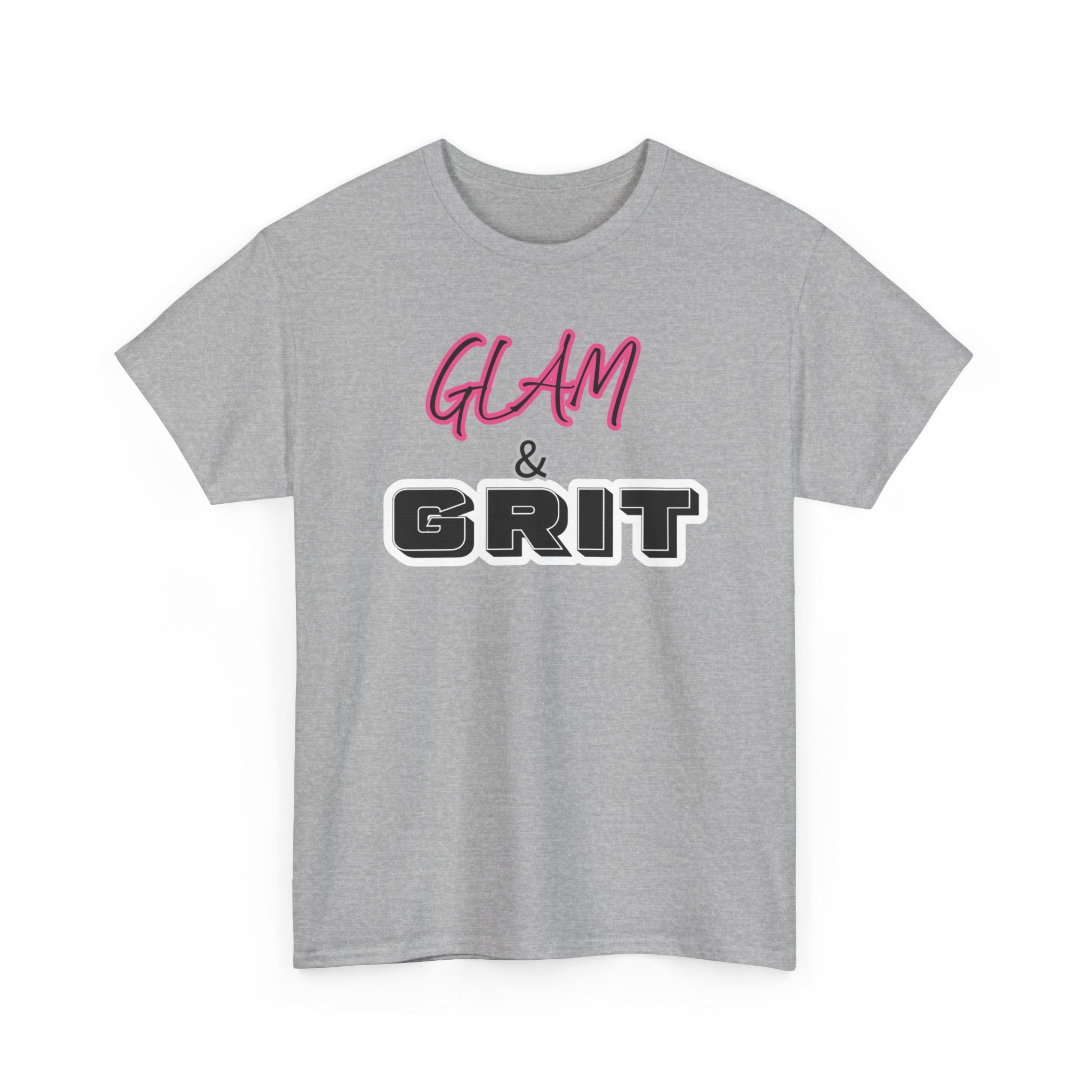 Glam & Grit Tee — Feminine Bold Graphic Shirt