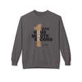 One Day, One Hour, One Minute, One Second Crewneck Sweatshirt – Inspirational Time-At-A-Time Graphic