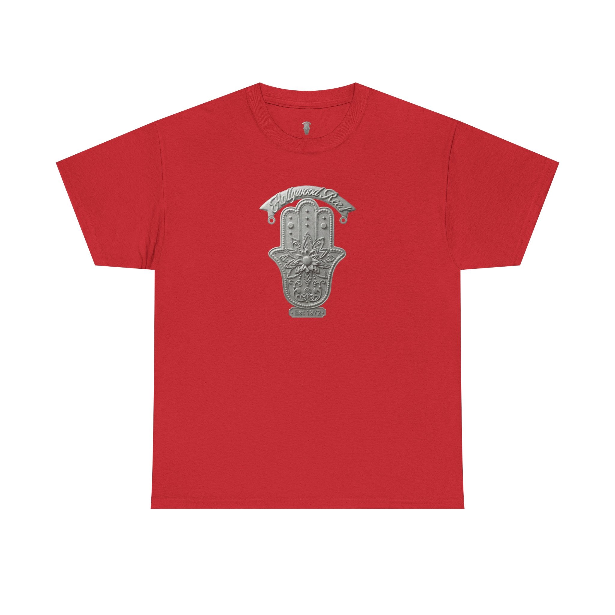 The Hollywood Reed Logo Hamsa Hand Tee — Protective Amulet Graphic T‑Shirt