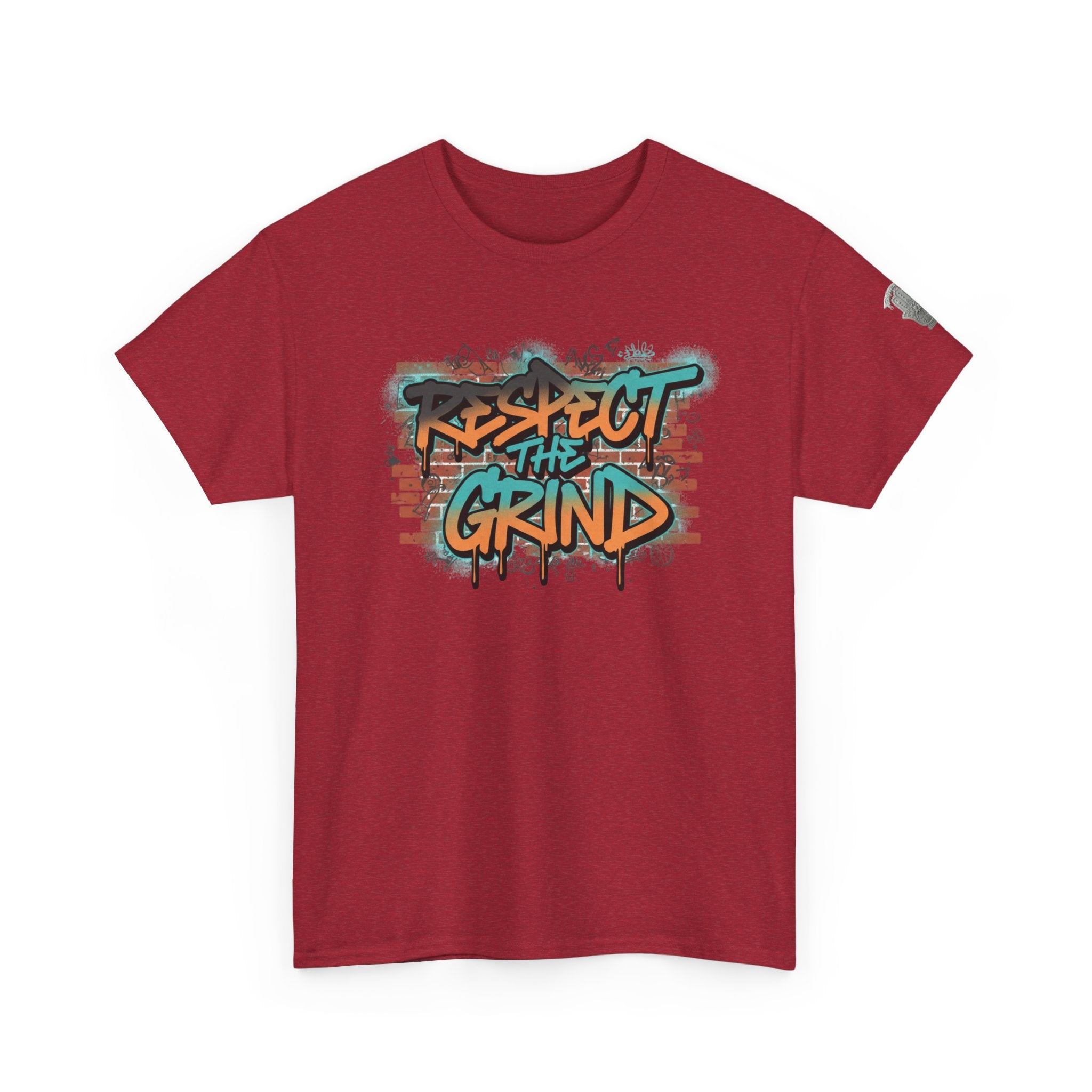 Respect the Grind Graffiti Tee — Urban Motivational Streetwear T‑Shirt