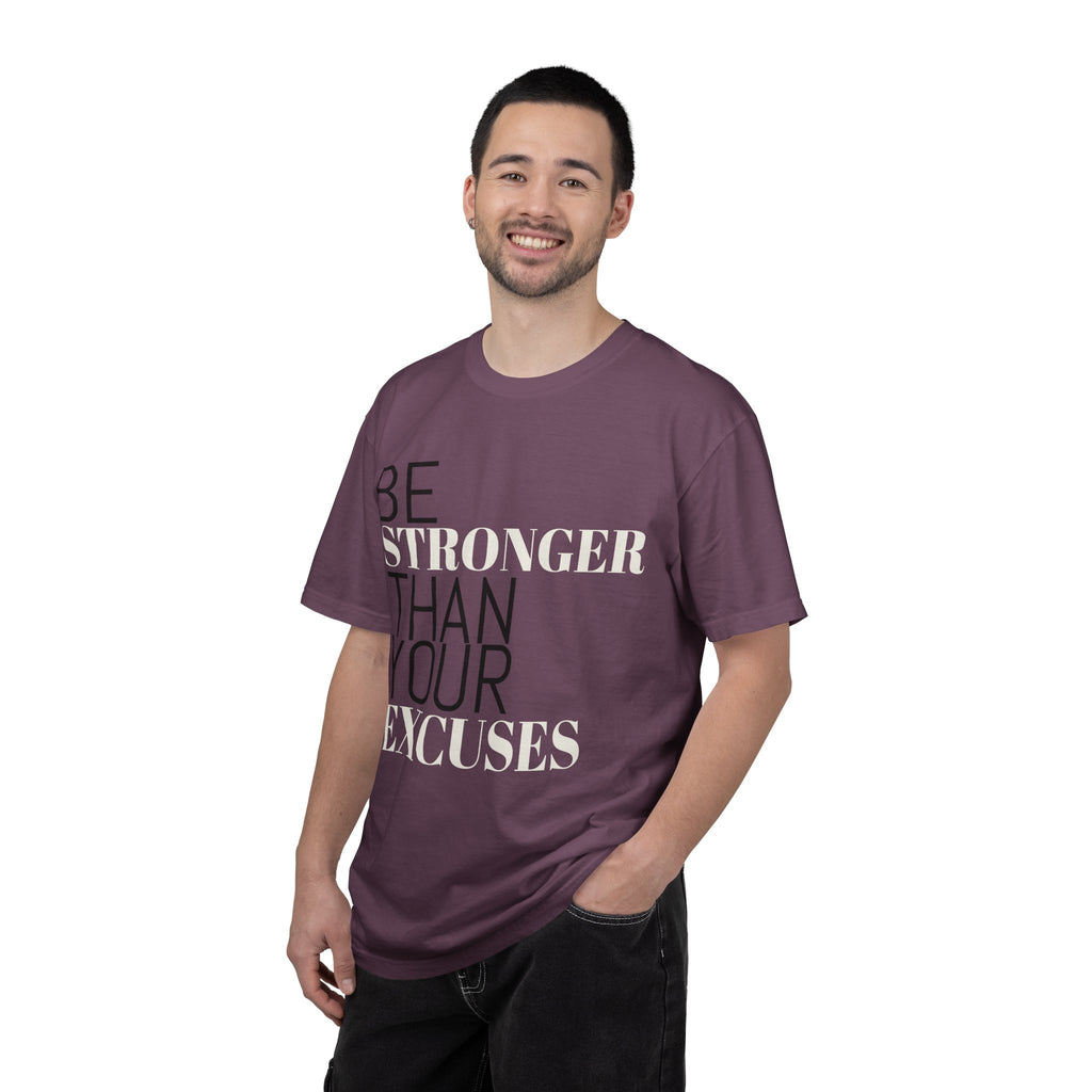 Be Stronger Than Your Excuses T-Shirt — Motivational Fitness Tee