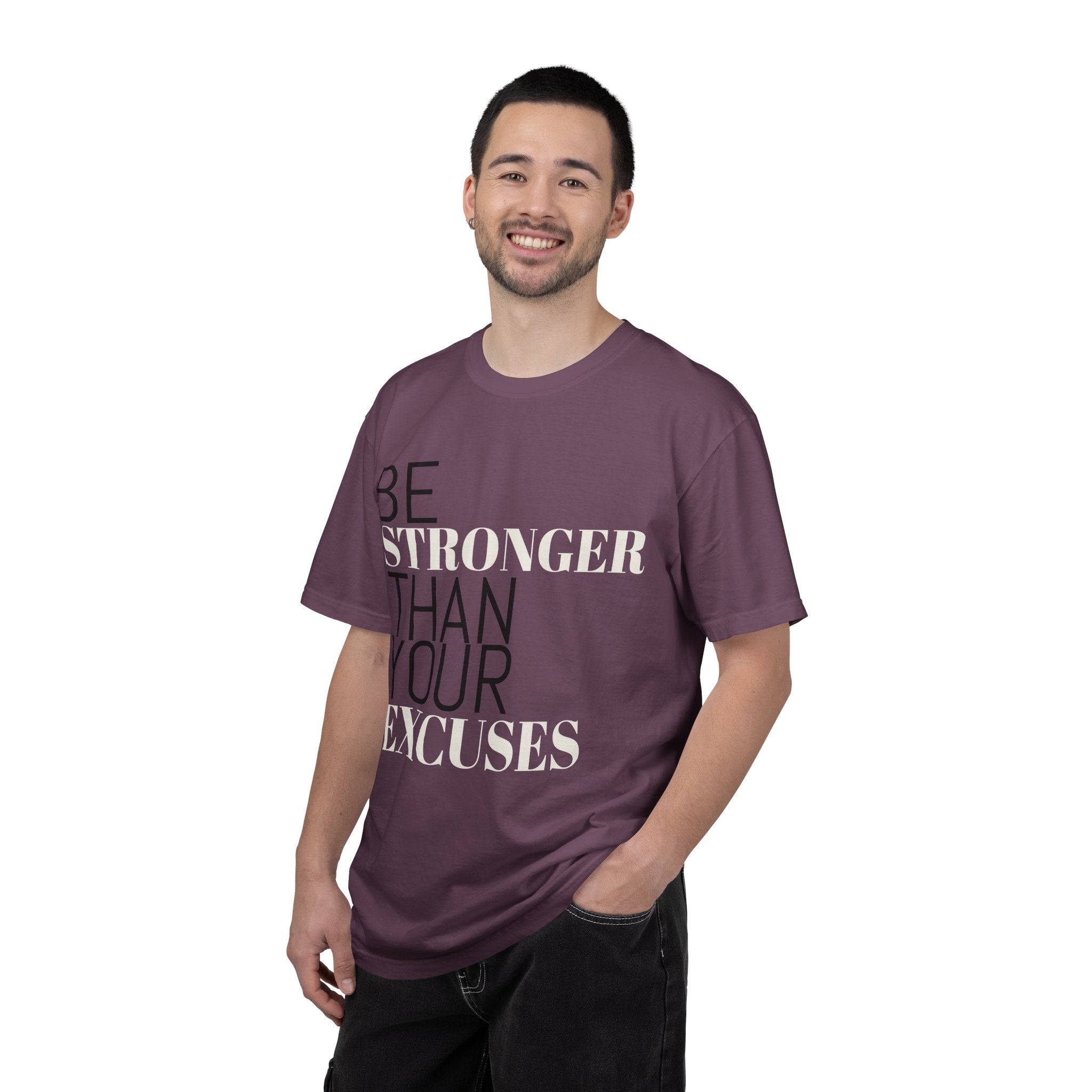 Be Stronger Than Your Excuses T-Shirt — Motivational Fitness Tee