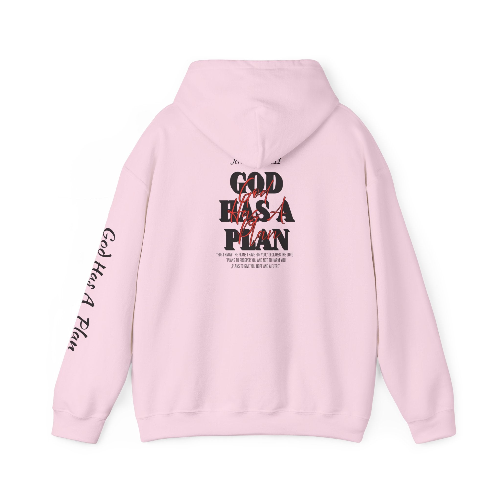 God Has a Plan Hoodie — Inspirational Faith Graphic Pullover