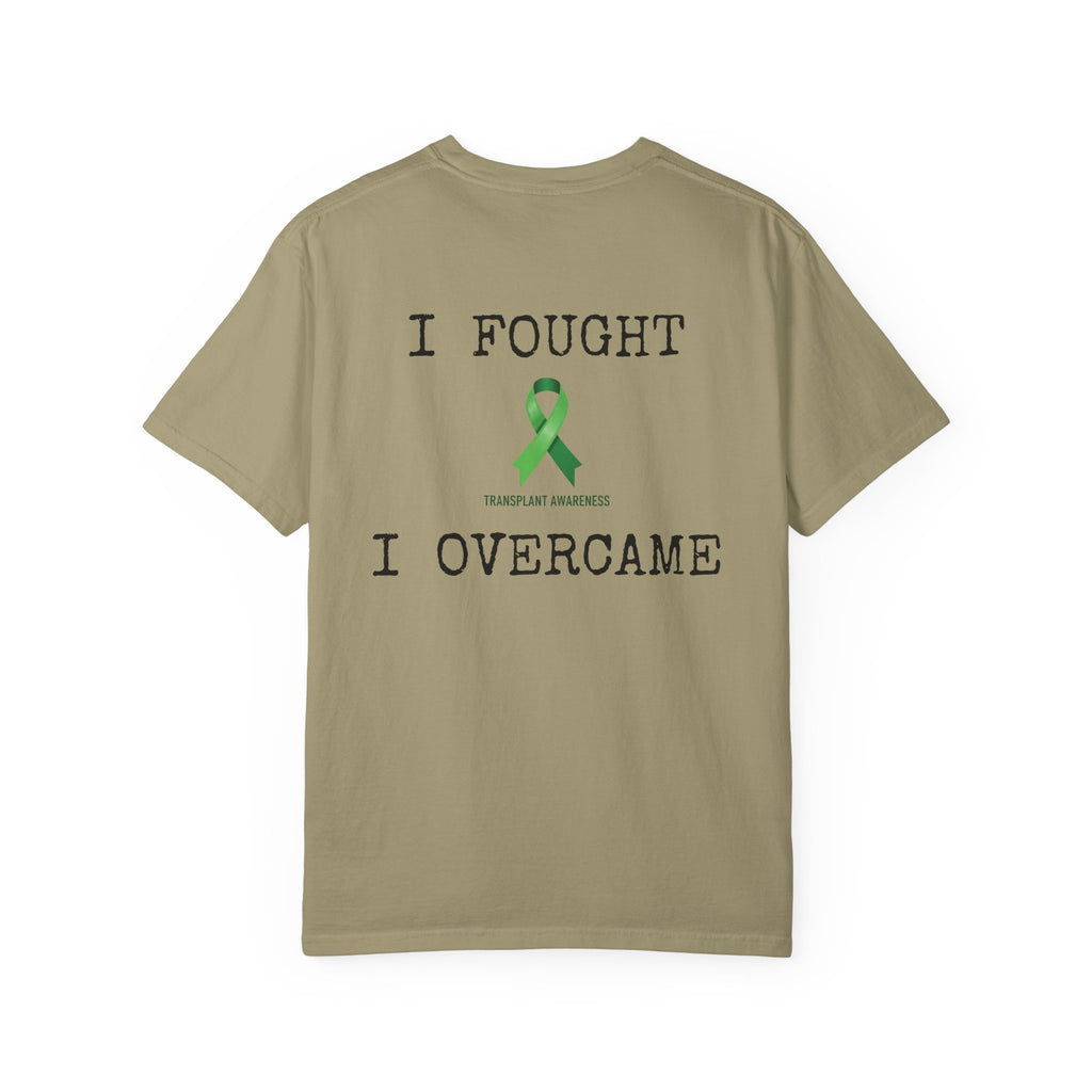 I Fought I Overcame T‑Shirt — Awareness Ribbon Tee