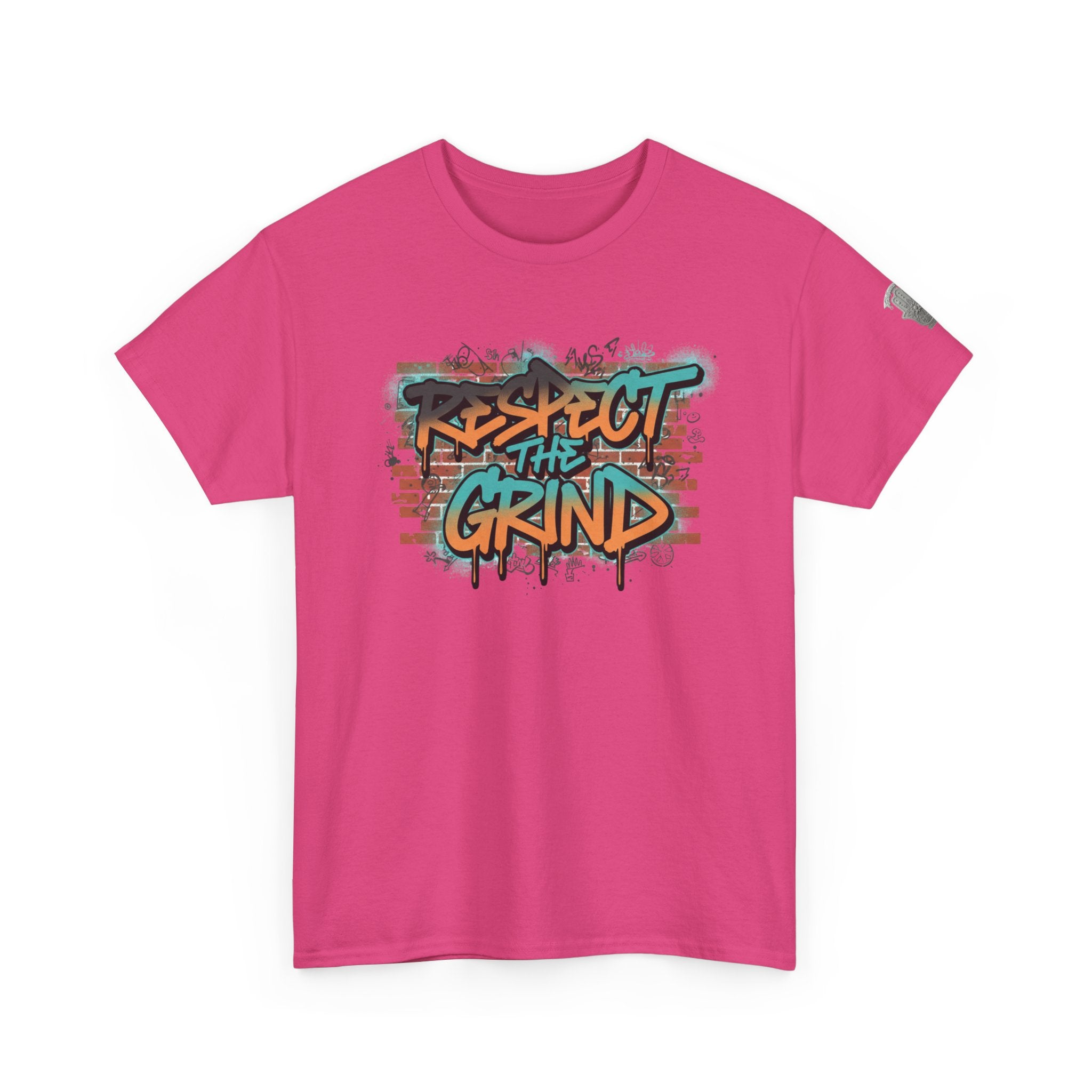 Respect the Grind Graffiti Tee — Urban Motivational Streetwear T‑Shirt