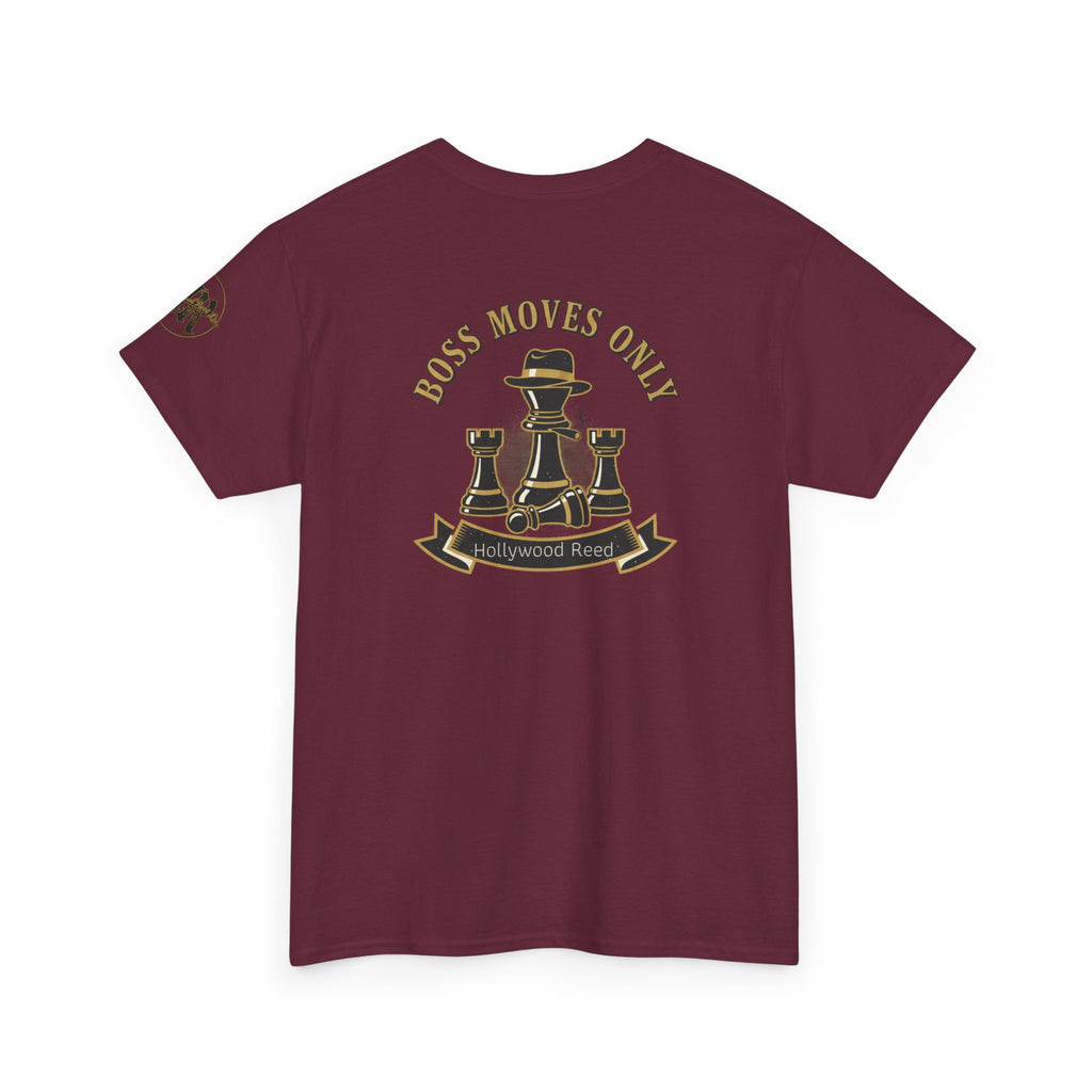 Boss Moves Only Tee — 'Boss Moves Only' Graphic Short-Sleeve T-Shirt for Players & Fans