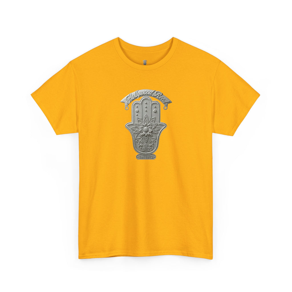The Hollywood Reed Logo Hamsa Hand Tee — Protective Amulet Graphic T‑Shirt