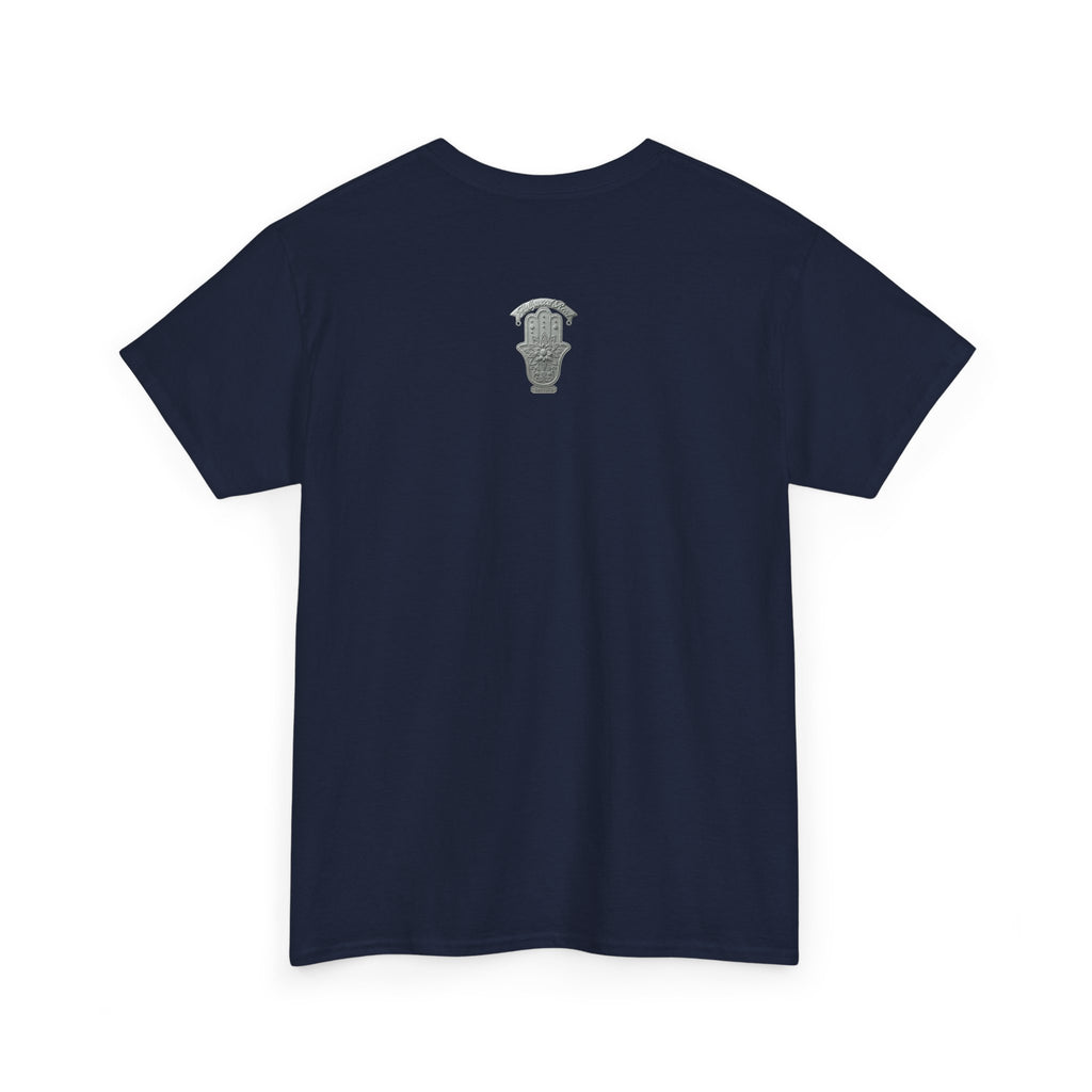 The Hollywood Reed Logo Hamsa Hand Tee — Protective Amulet Graphic T‑Shirt