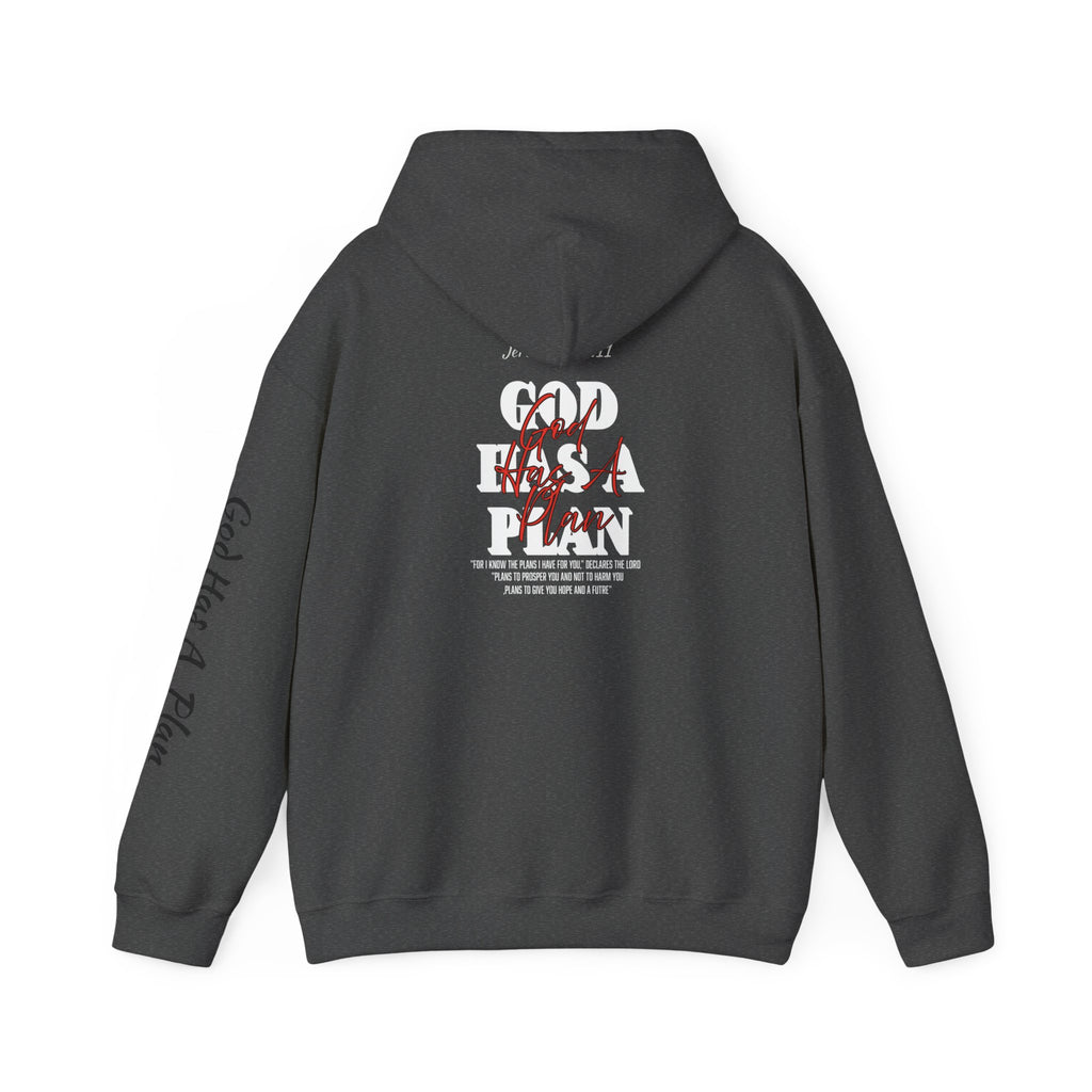 God Has a Plan Hoodie — Inspirational Faith Graphic Pullover
