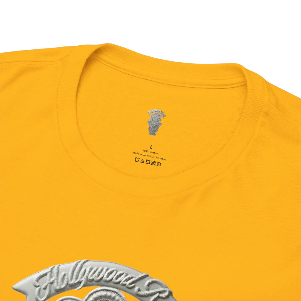 The Hollywood Reed Logo Hamsa Hand Tee — Protective Amulet Graphic T‑Shirt