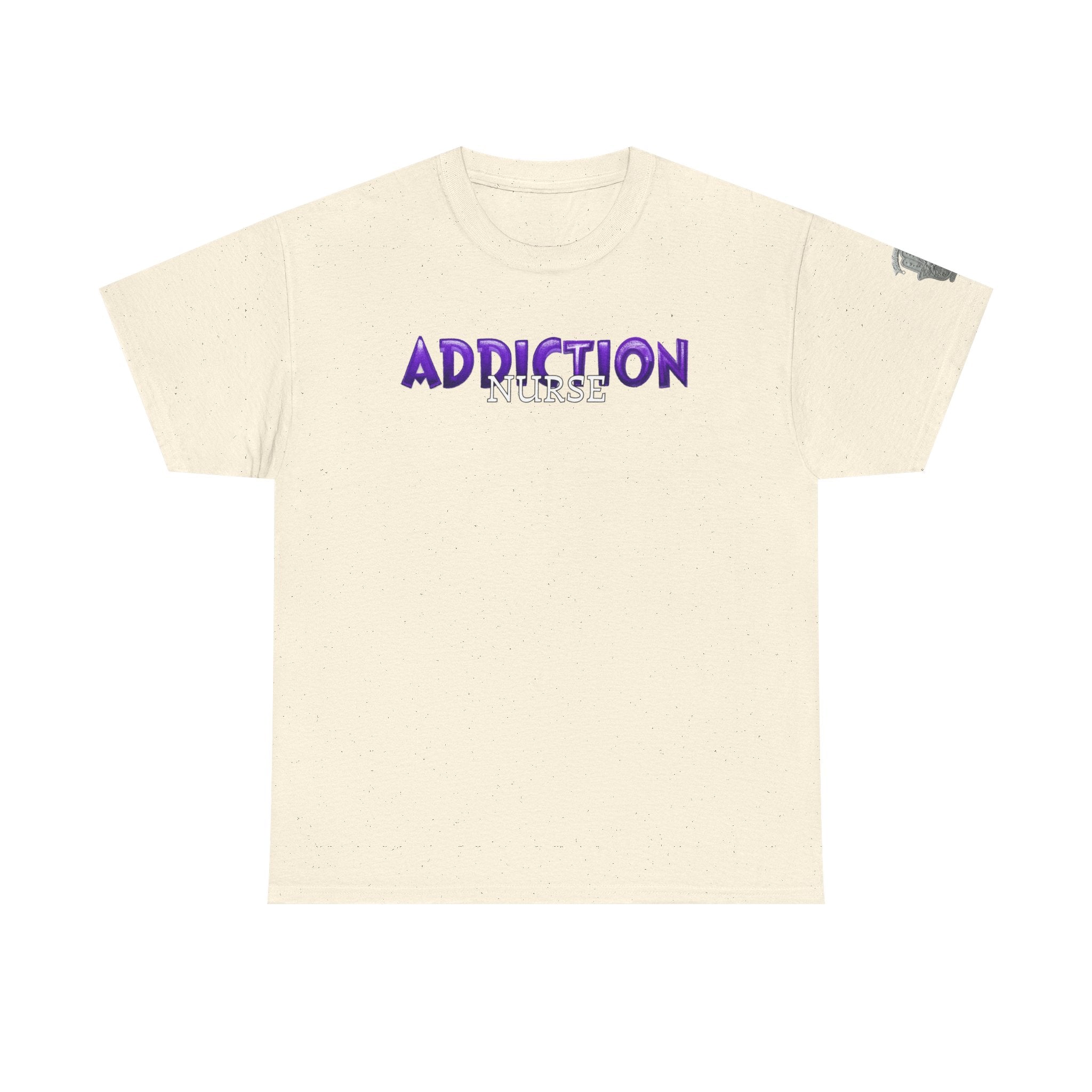 Addiction Nurse Tee  “Progress Not Perfection” Recovery Shirt