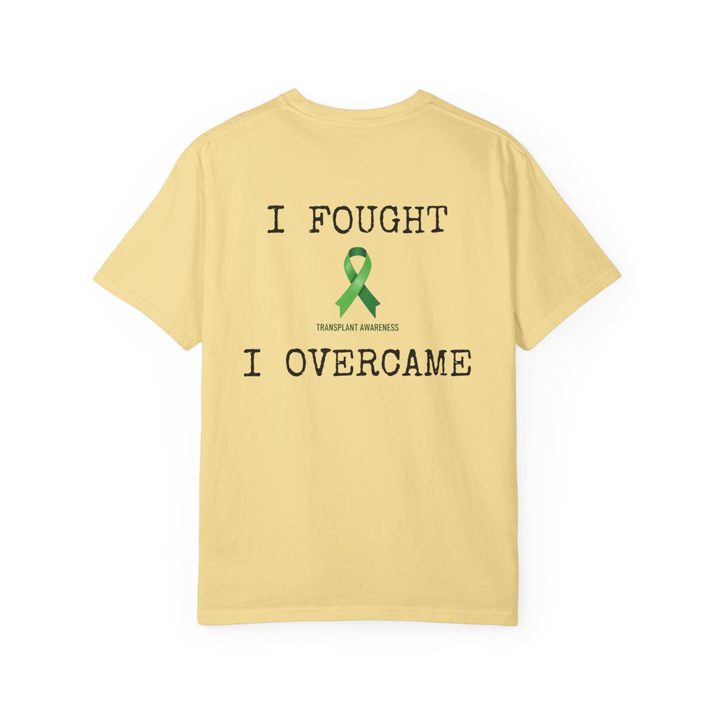 I Fought I Overcame T‑Shirt — Awareness Ribbon Tee