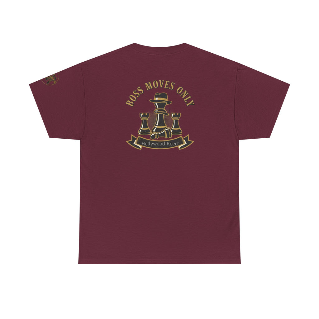 Boss Moves Only Tee — 'Boss Moves Only' Graphic Short-Sleeve T-Shirt for Players & Fans