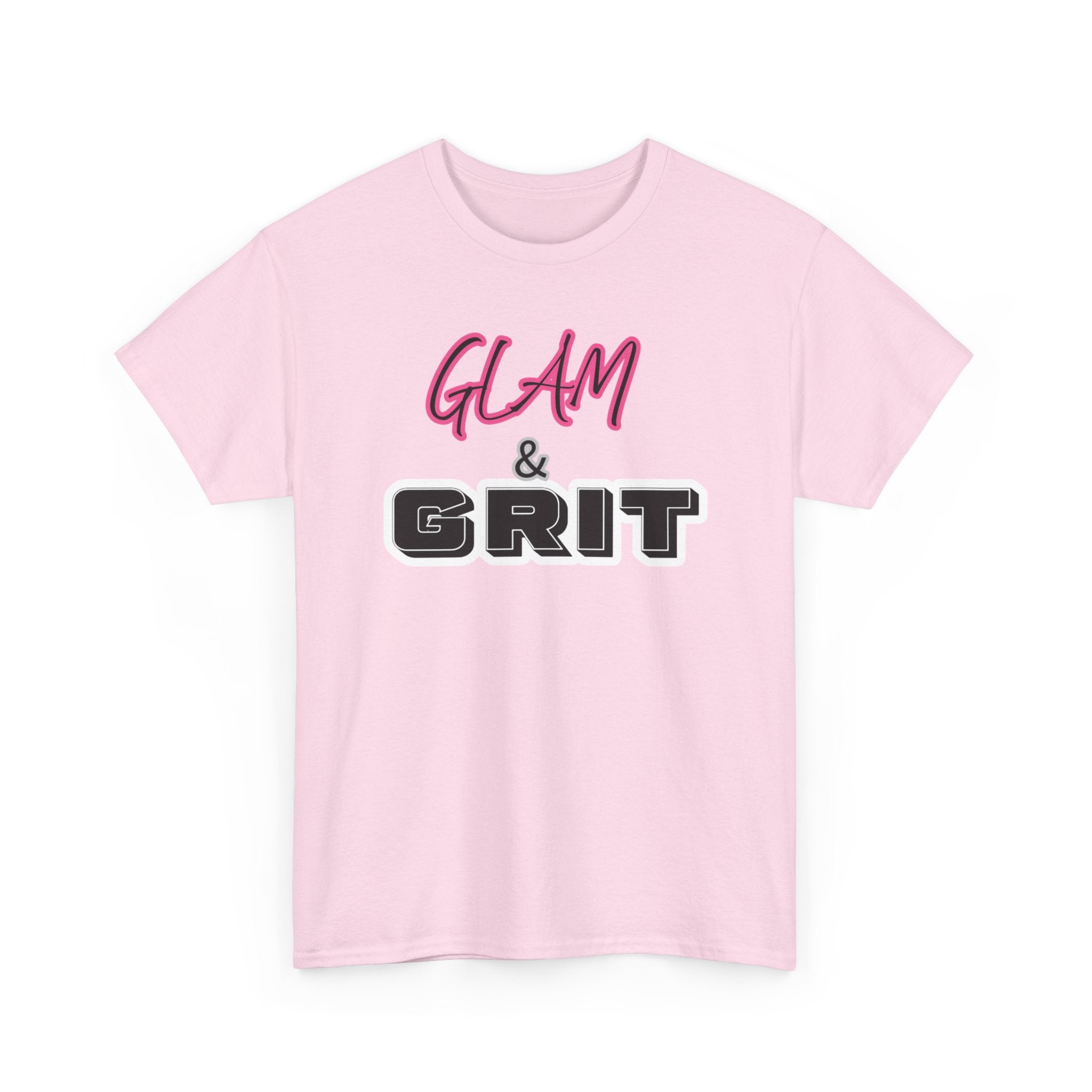 Glam & Grit Tee — Feminine Bold Graphic Shirt