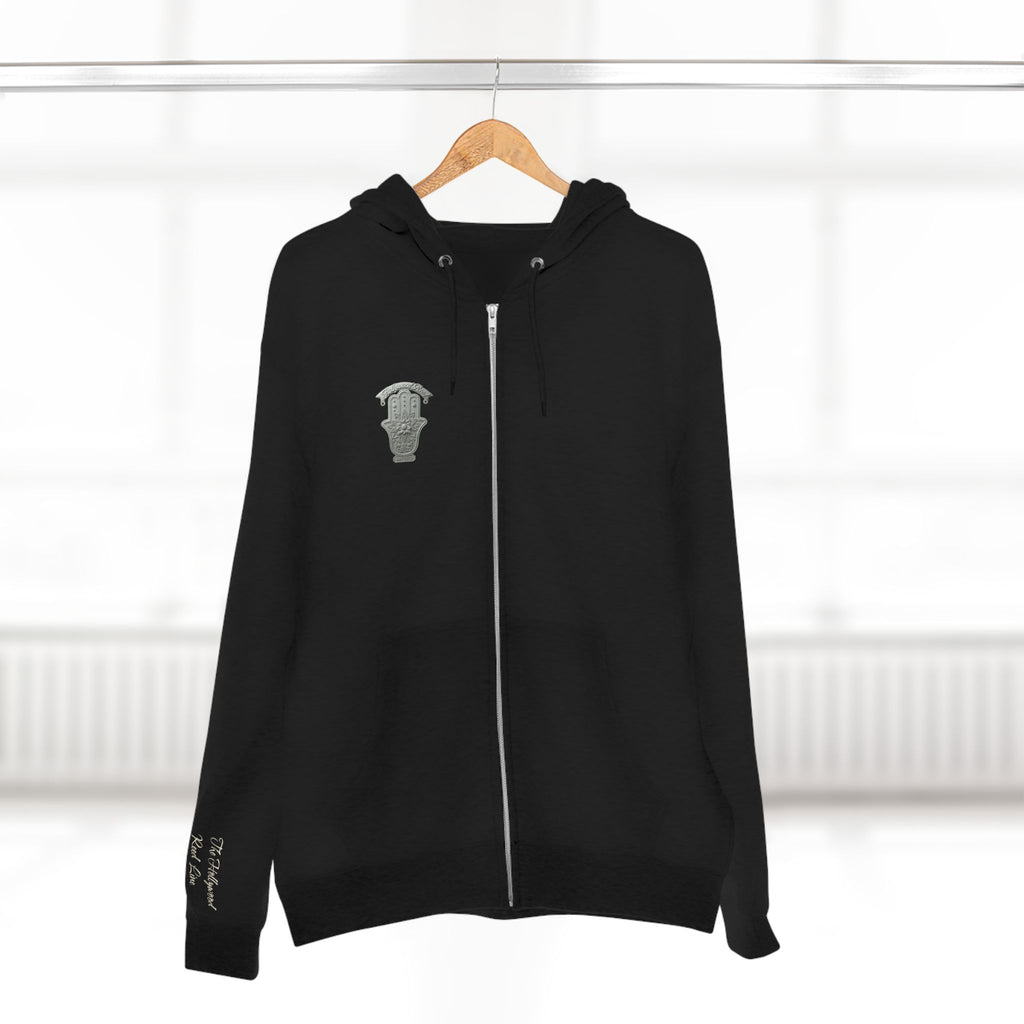 Renewed Ambition Zip Hoodie — Inspirational Script Back Design
