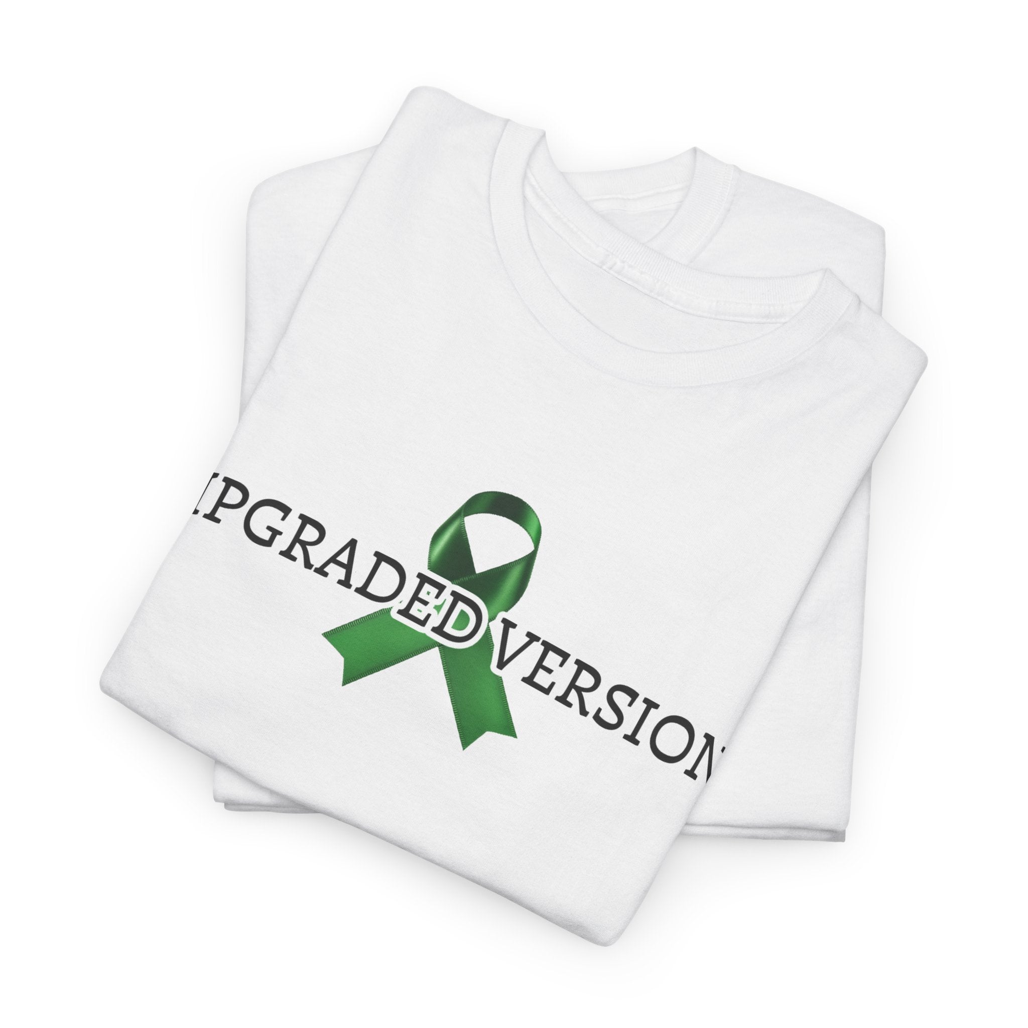 Liver 2.0 Tee — 'Upgraded Version' Green Awareness Ribbon Shirt