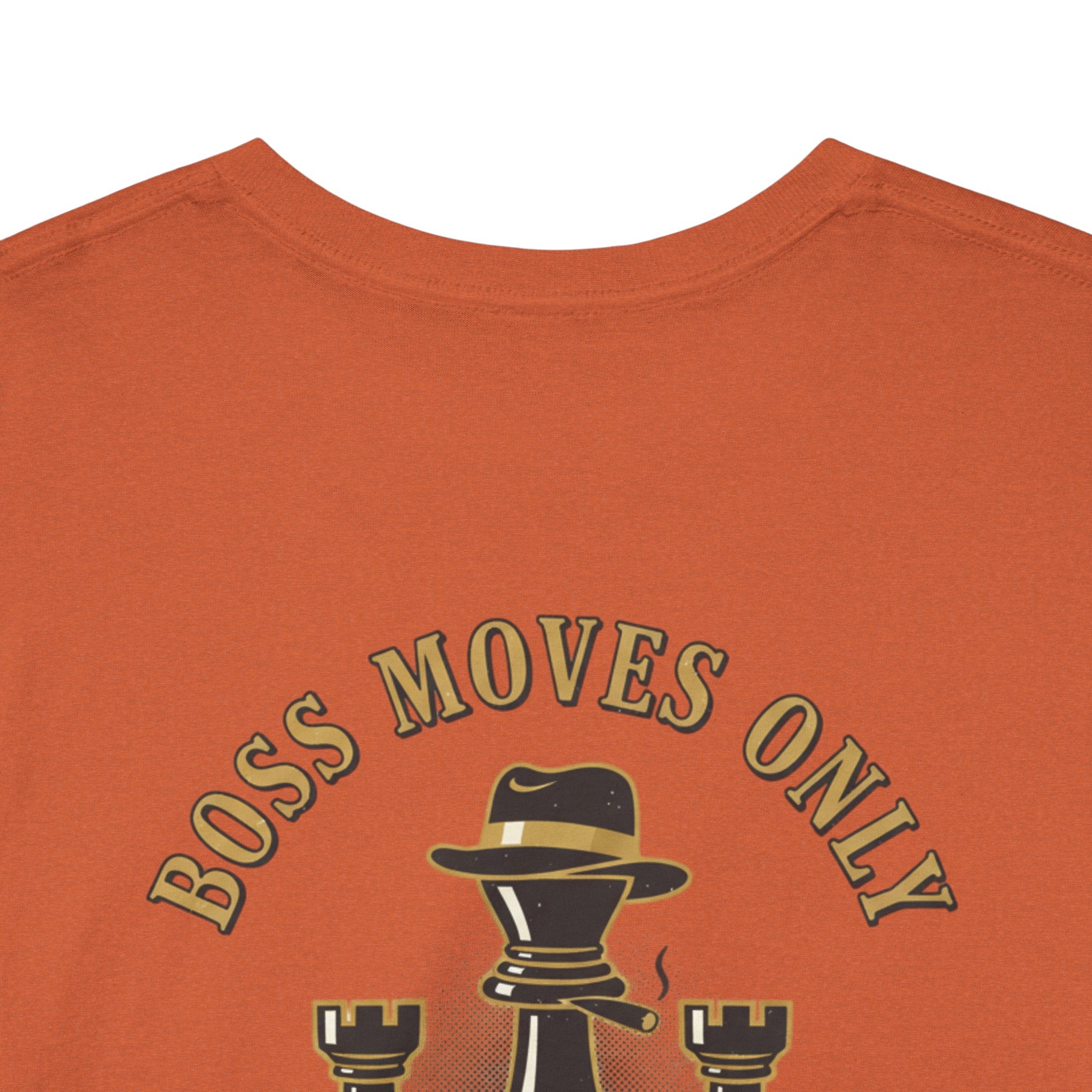 Boss Moves Only Tee — 'Boss Moves Only' Graphic Short-Sleeve T-Shirt for Players & Fans