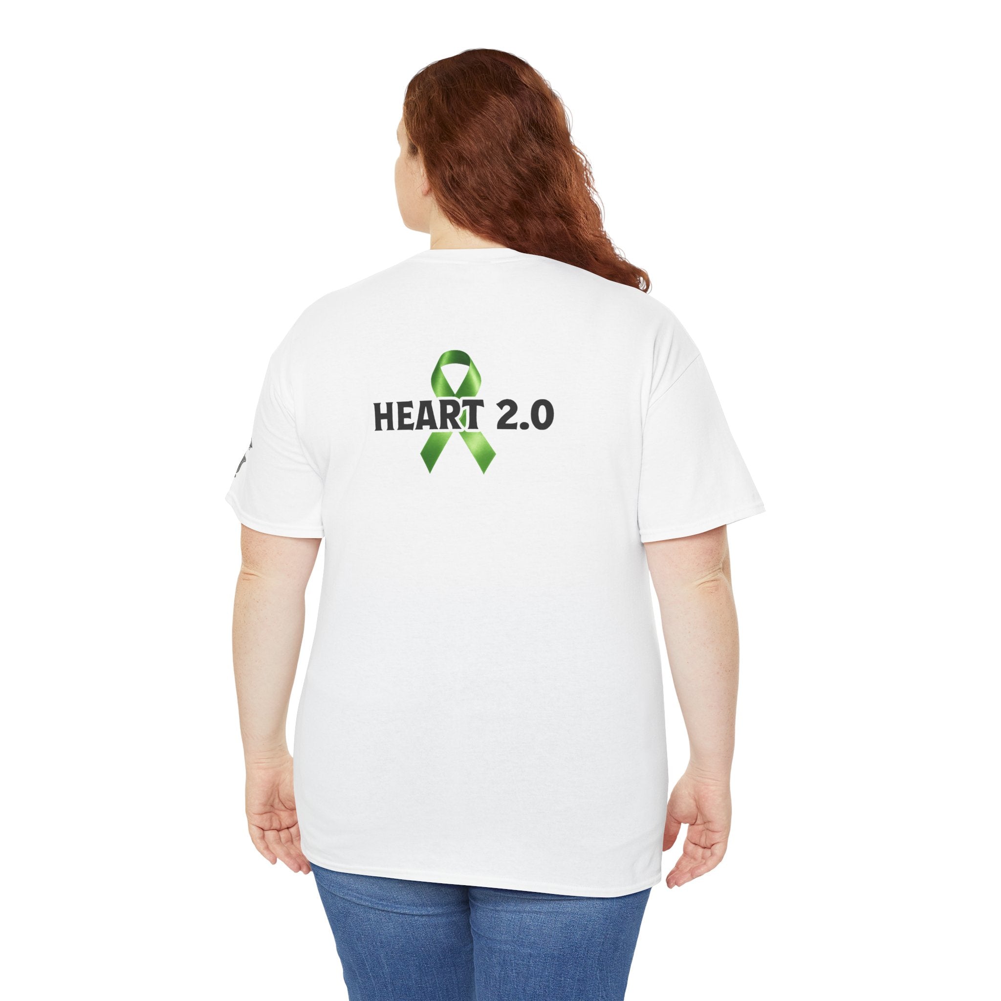 "Upgraded Version / Heart 2.0" Green Ribbon Recovery Tee