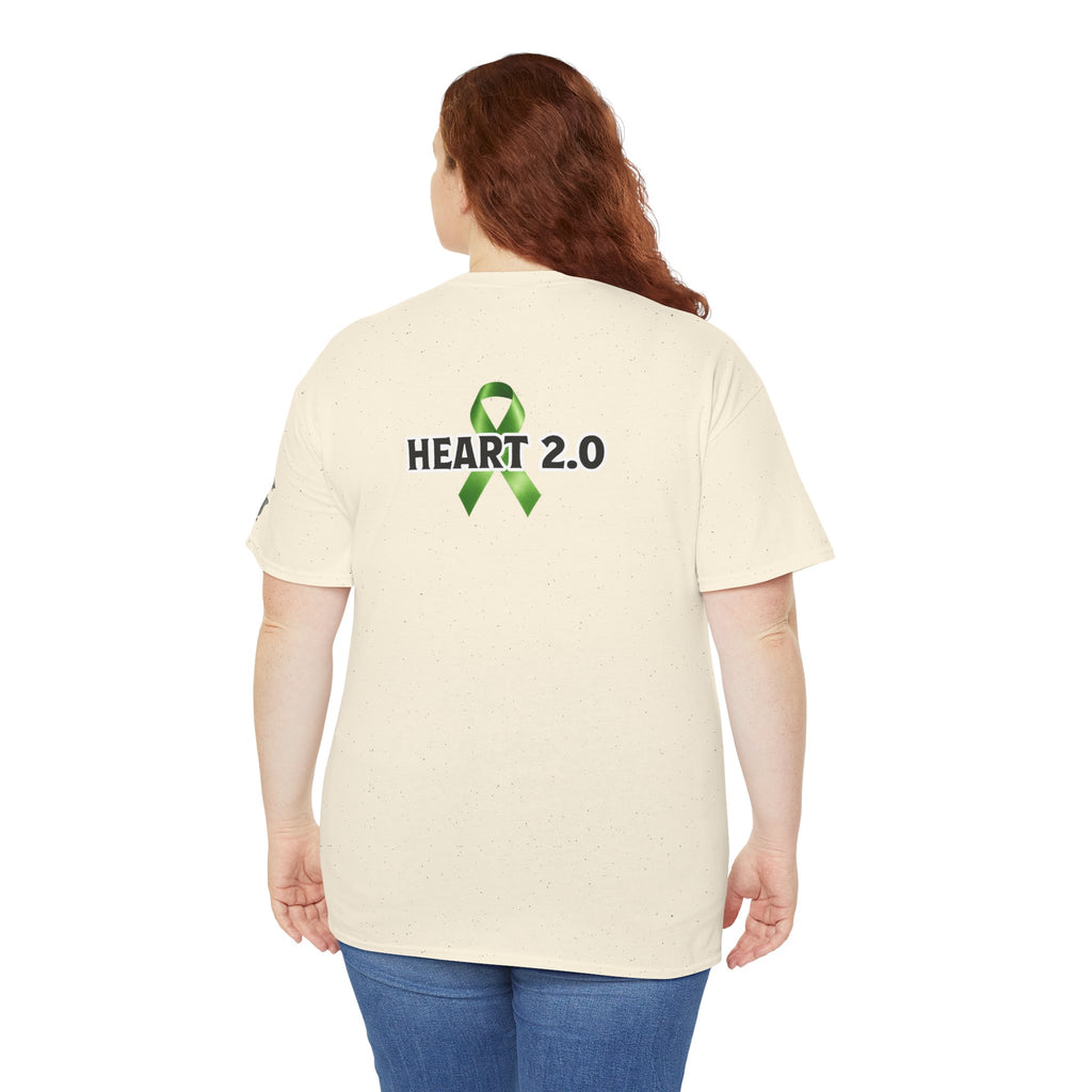 "Upgraded Version / Heart 2.0" Green Ribbon Recovery Tee