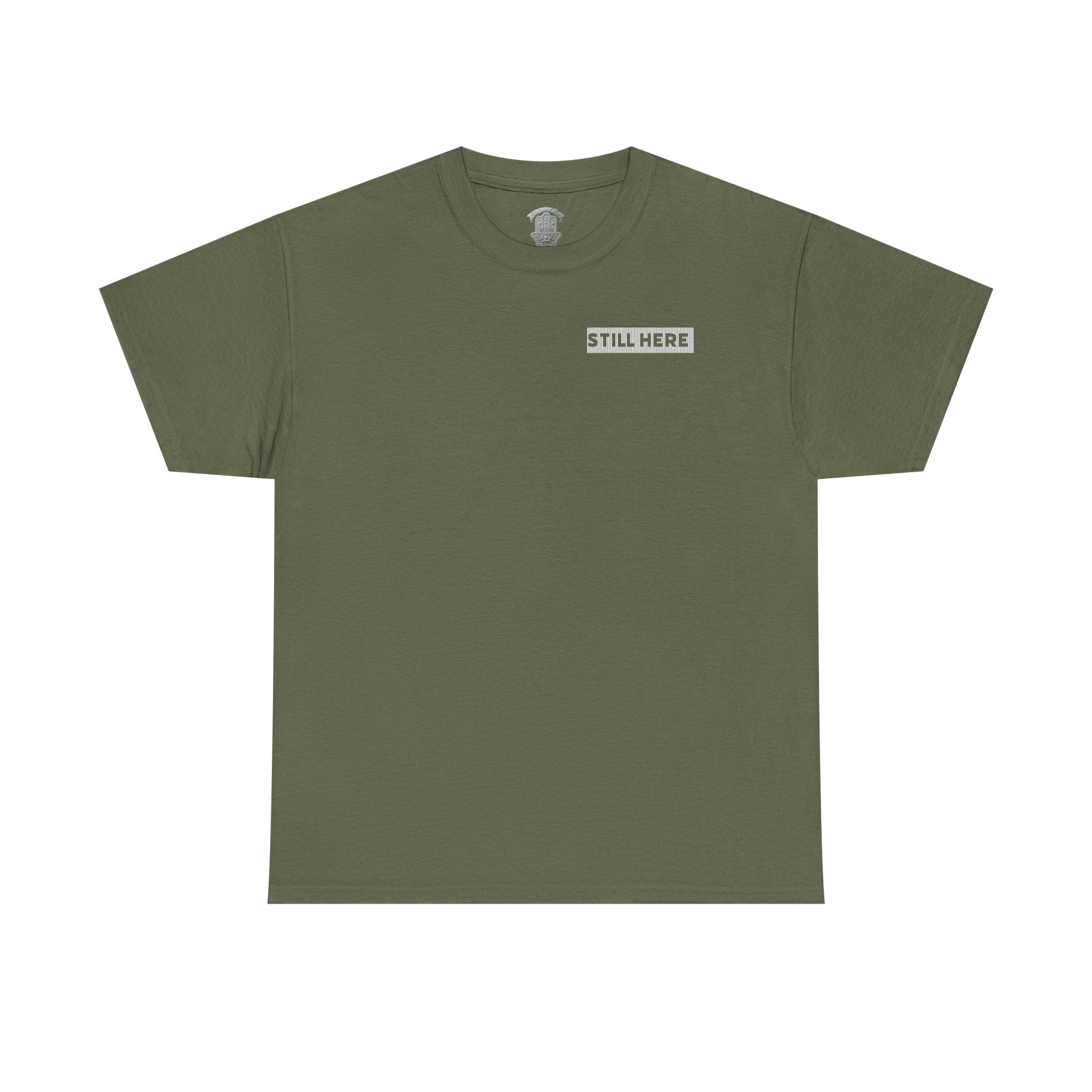 Still Here Tee- Motivational Tshirt by Recovery Cartel